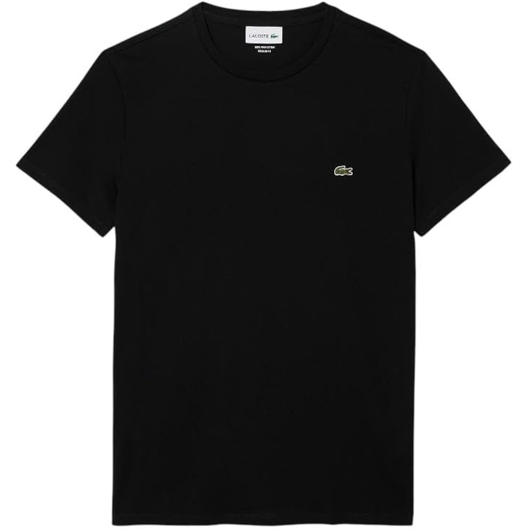 Lacoste Herr kortärmad Pima Jersey Crew Neck Tee - Image 5