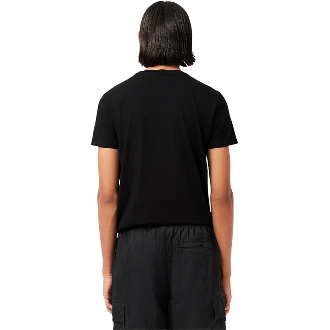Lacoste Herr kortärmad Pima Jersey Crew Neck Tee - Image 3