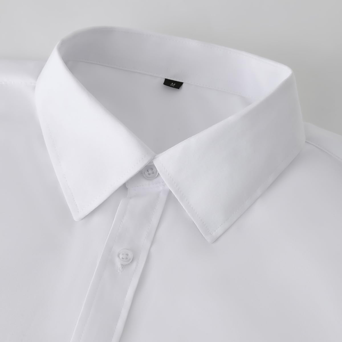 Herr långärmad Dress skjorta, regular fit Stretch Wrinkle-Free - Image 4