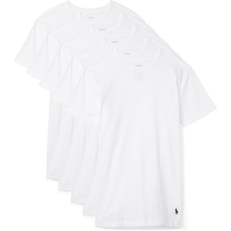POLO RALPH LAUREN slim passform Undershirt w/Wicking 5-Pack