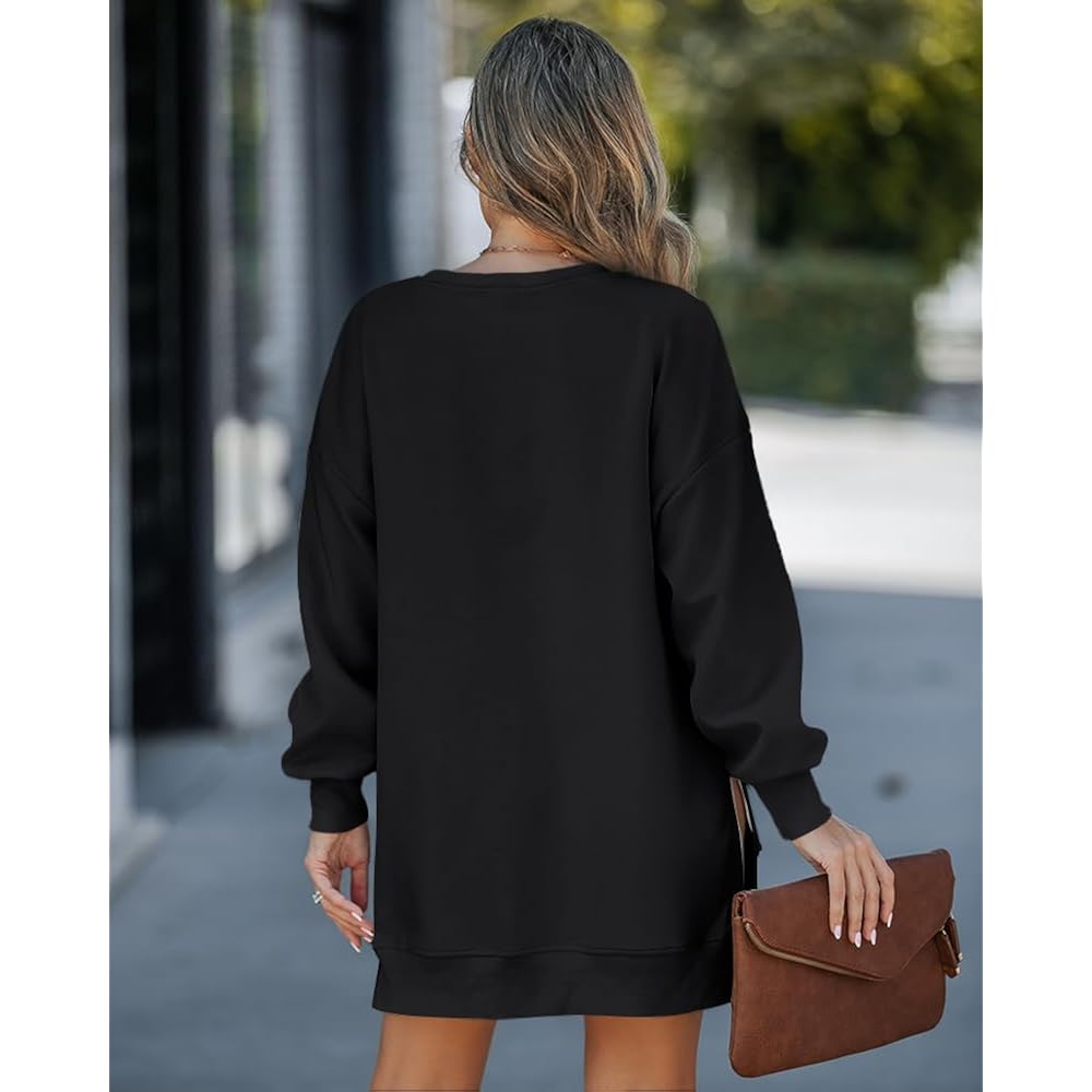 CHICME Dam Long Sleeve dragkedja Slit oversized sweatshirt - Image 5