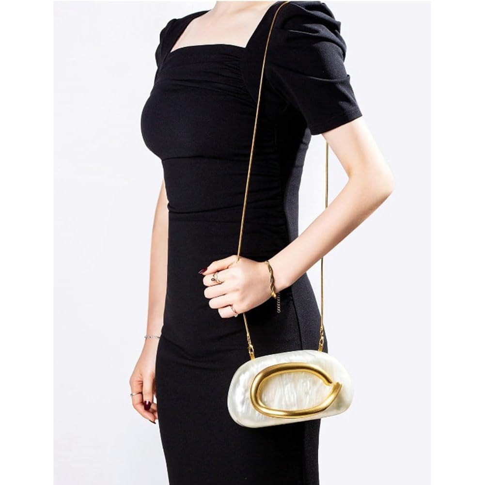 Evening clutch Purses Women PU läder Evening handväska - Image 3