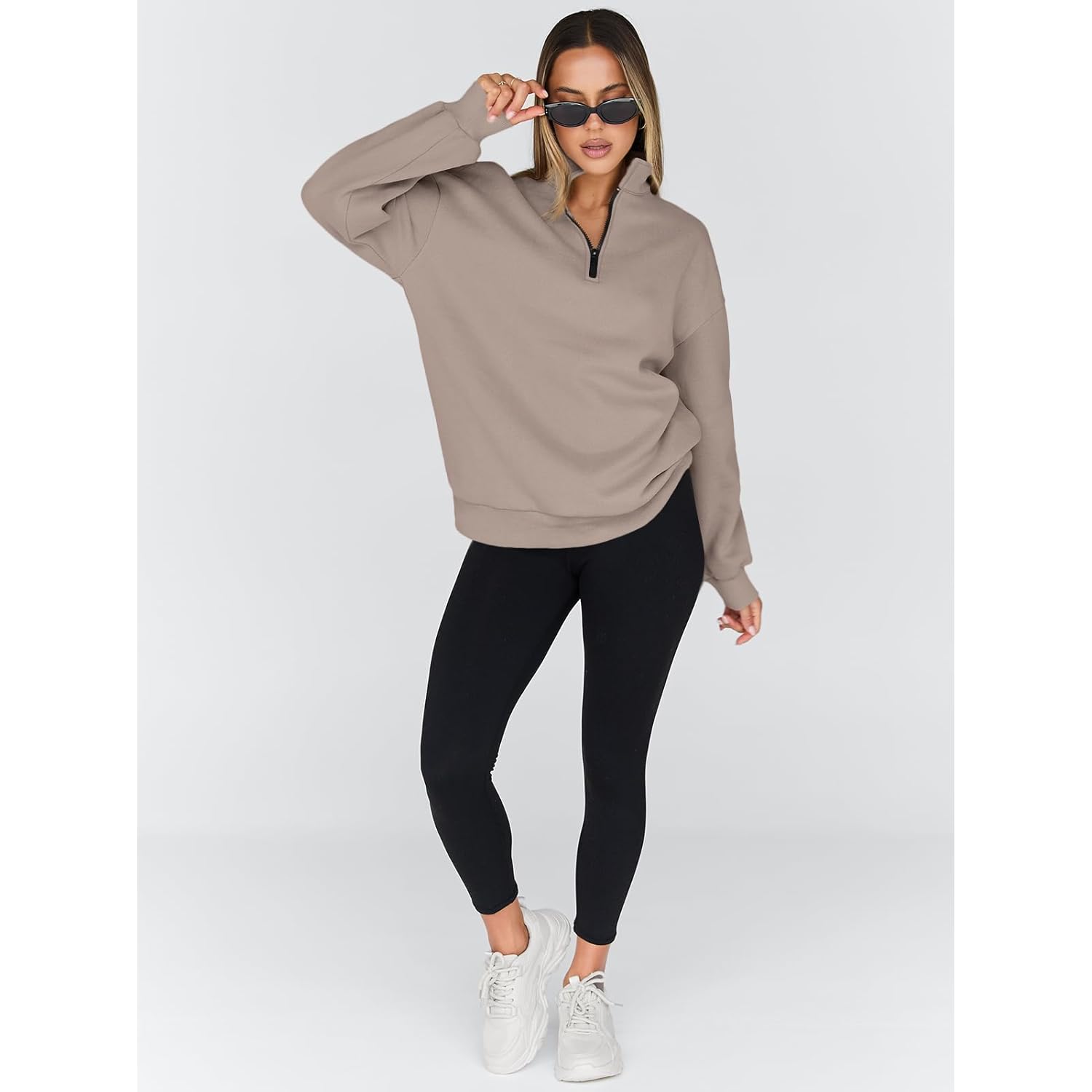 Trendy Queen Dam oversized sweatshirt Fall Sweaters Fashion - Image 6