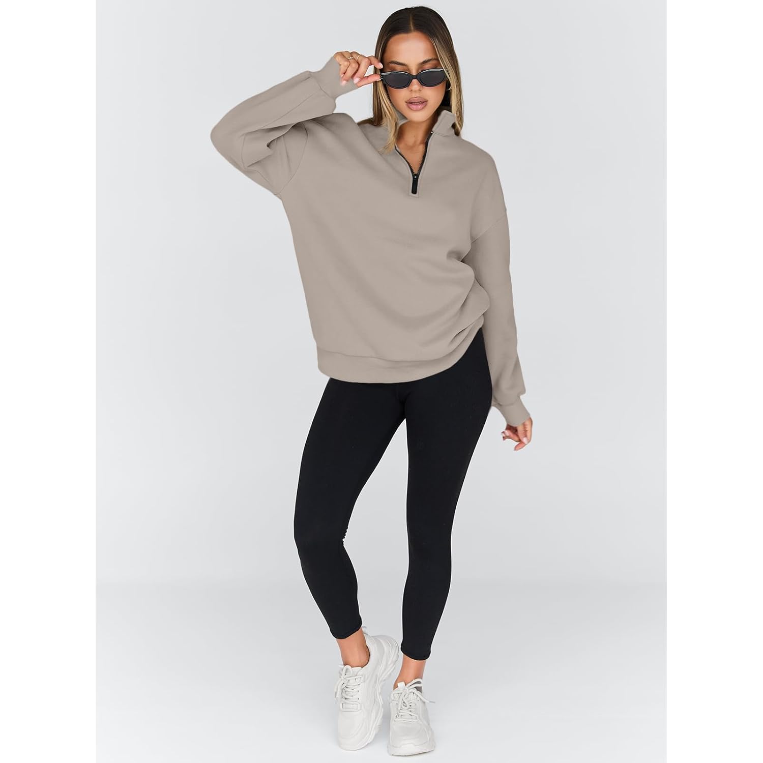 Trendy Queen Dam oversized sweatshirt Fall Sweaters Fashion - Image 5