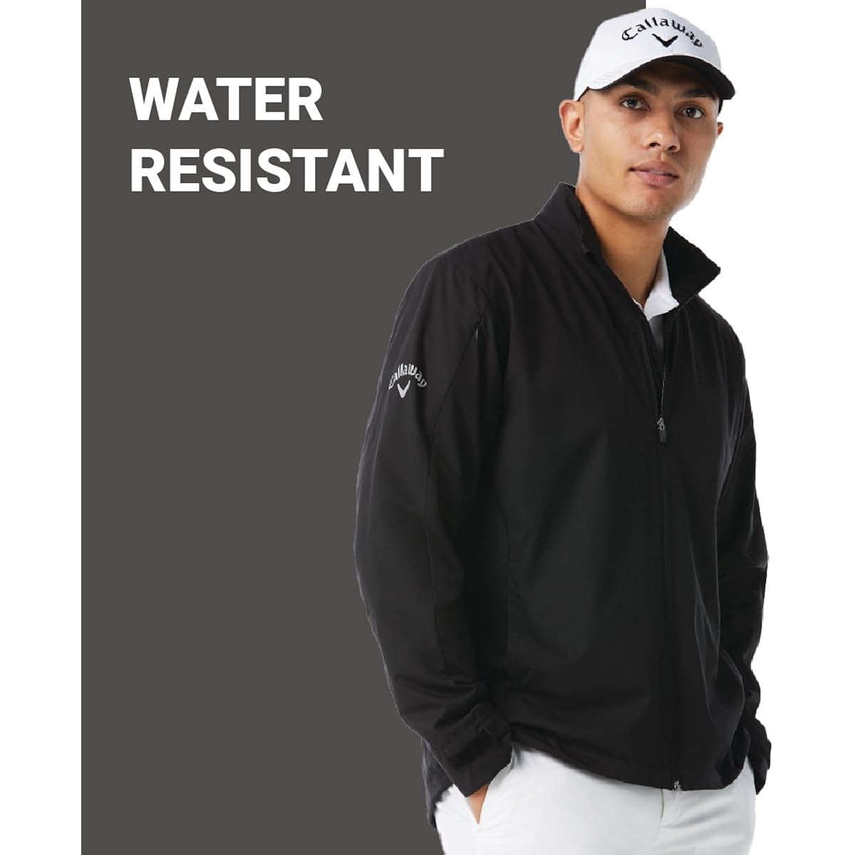 Callaway Men’s Long Sleeve Full-Zip Wind jacka, Wind - Image 5