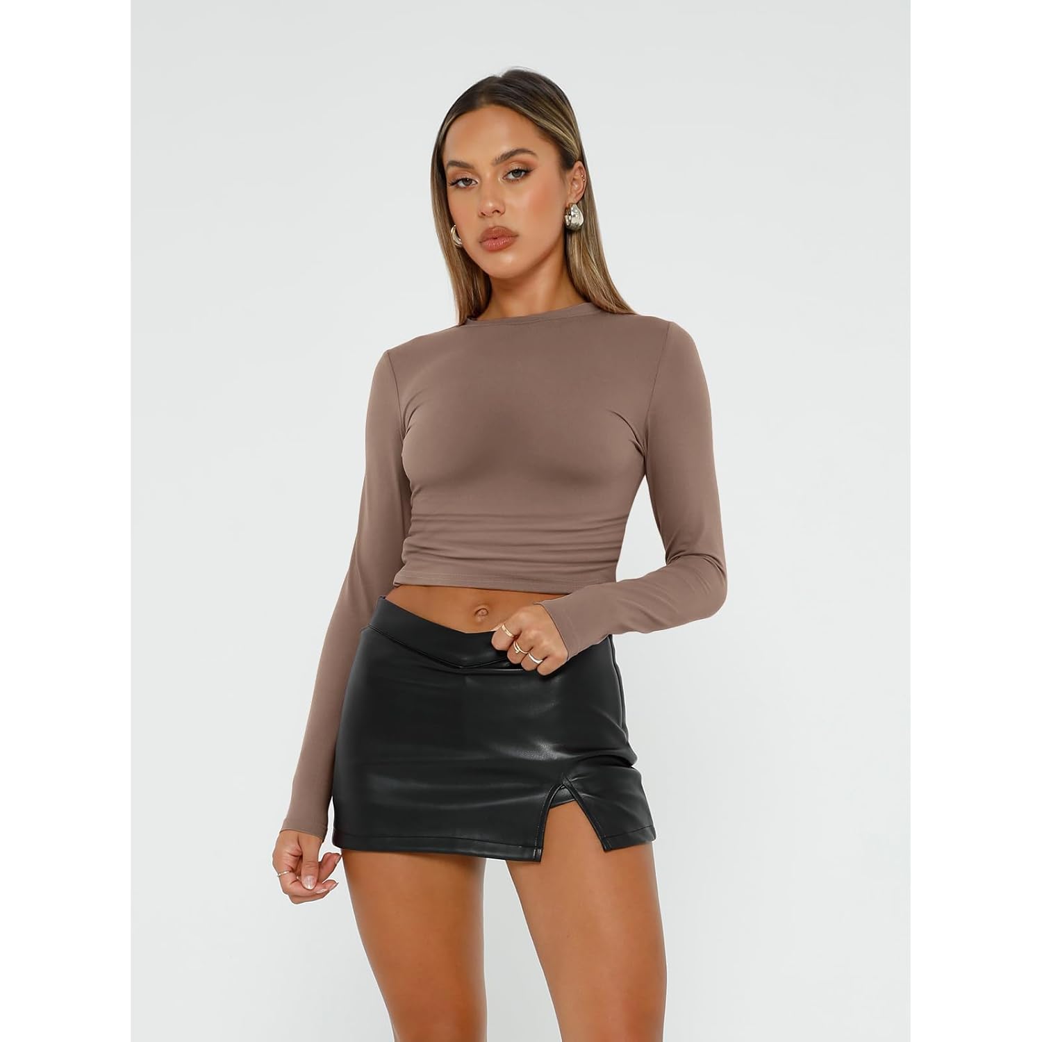 AUTOMET 3 Pack Dam långärmad T skjorta Fall - Image 2