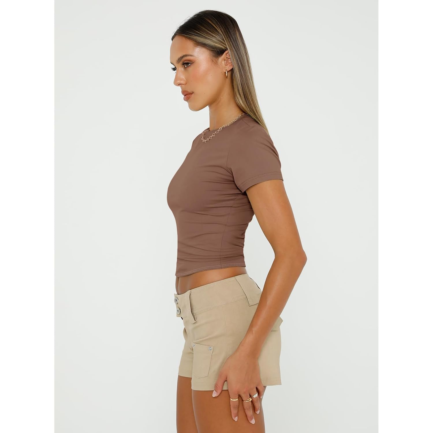 AUTOMET Dam 3 Piece kortärmad skjorta Basic Going - Image 5