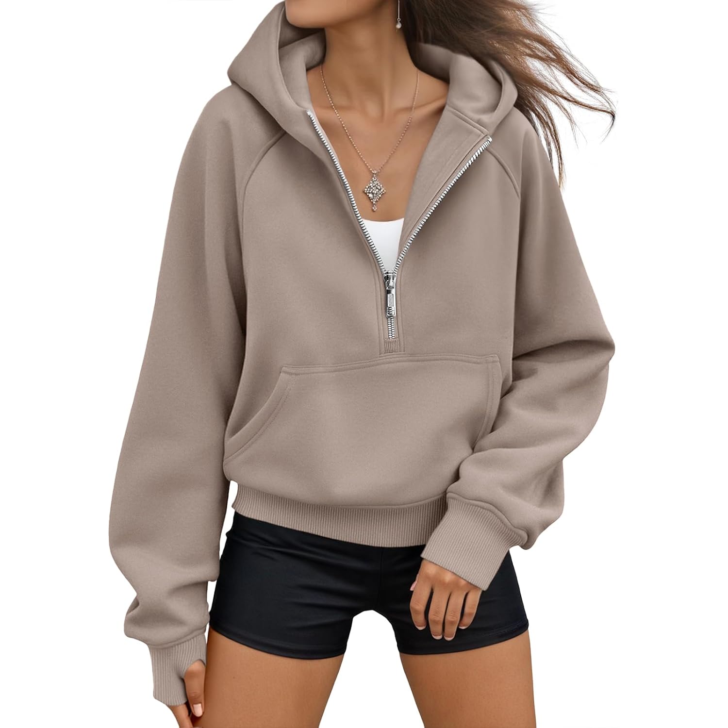 AUTOMET Dam hoodie fleece Fall Fashion Outfits Workout