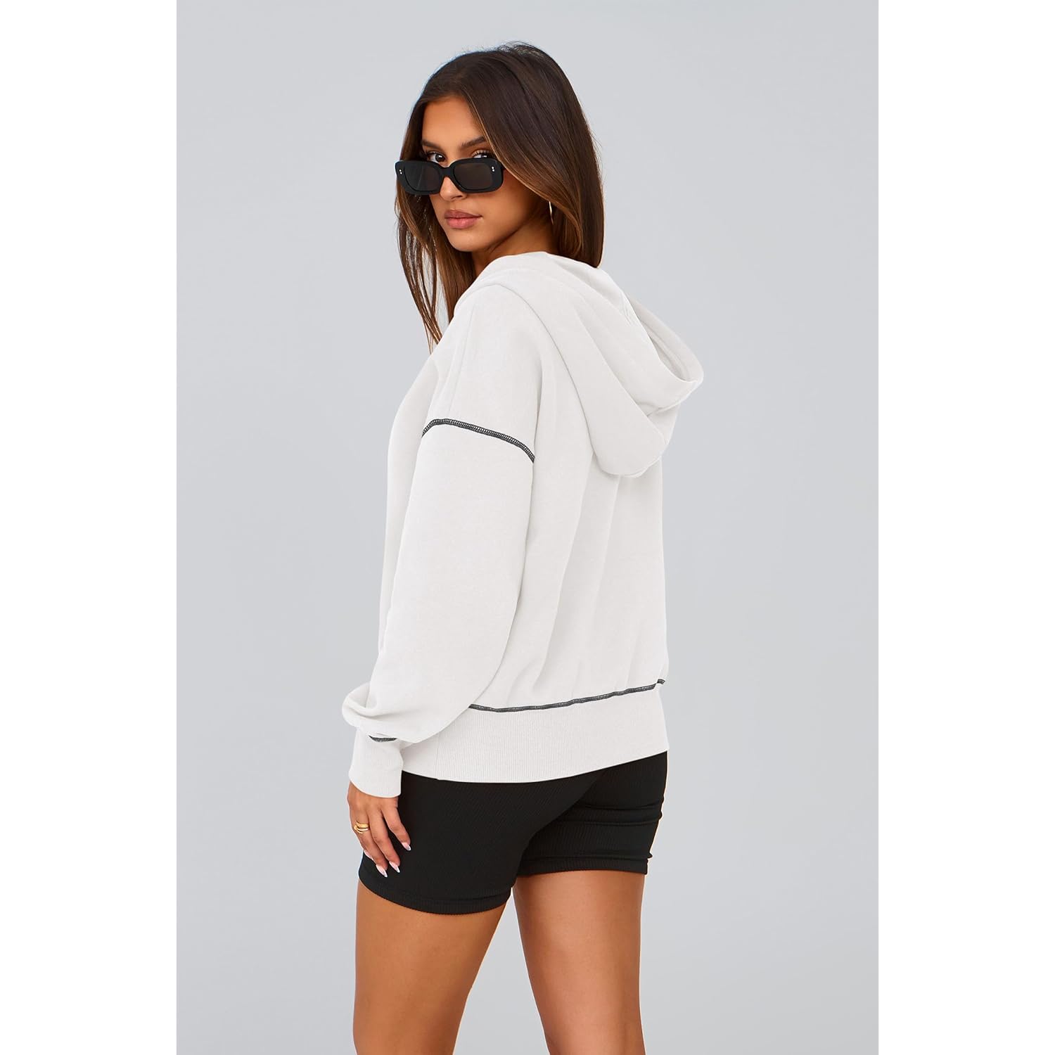 PRETTYGARDEN Dam 2025 Fall huva sweatshirt Long Sleeve - Image 7