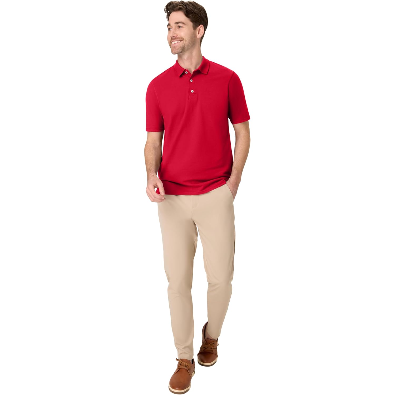 Hanes Herr kortärmad X-Temp Performance Polo - Image 6