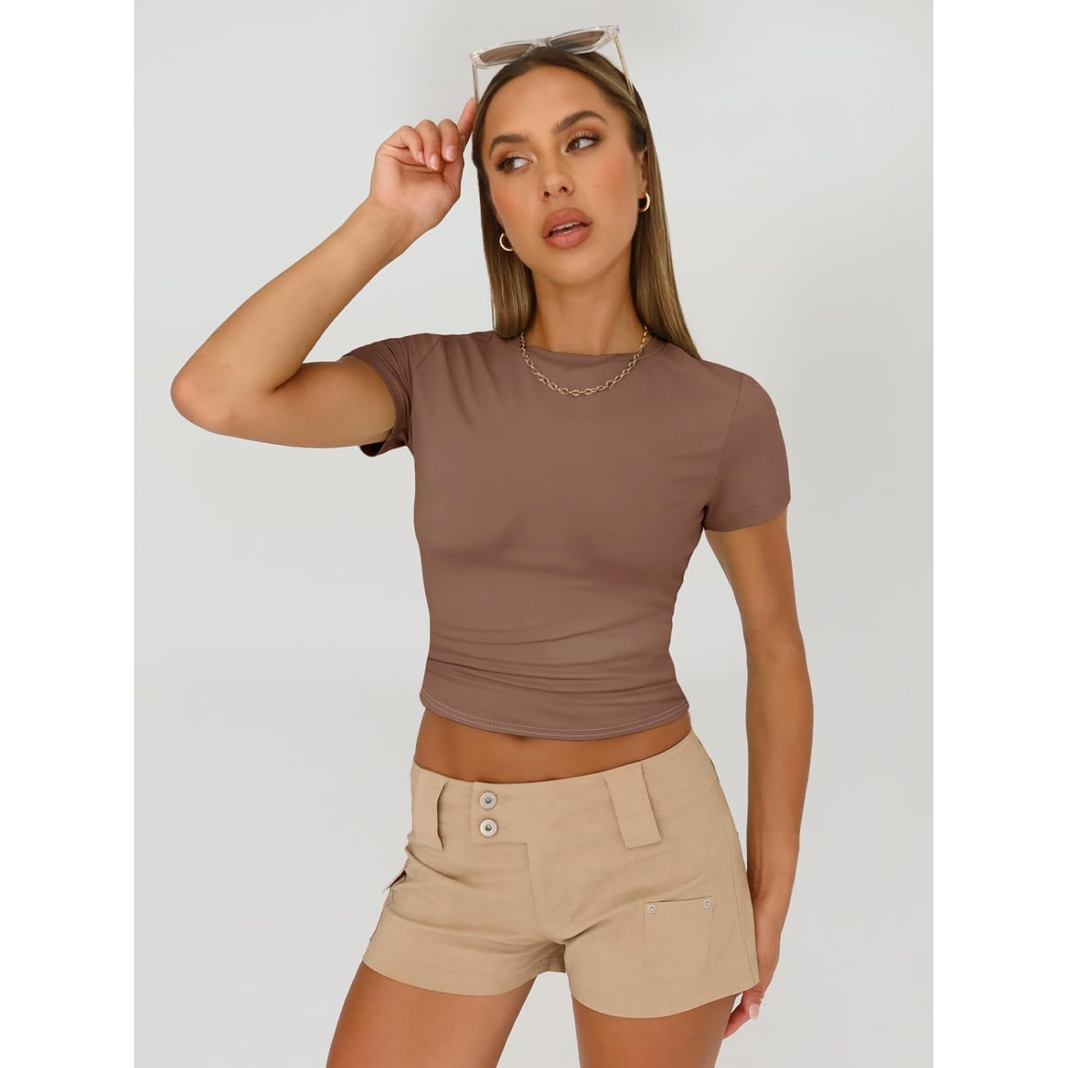 AUTOMET Dam 3 Piece kortärmad skjorta Basic Going - Image 4