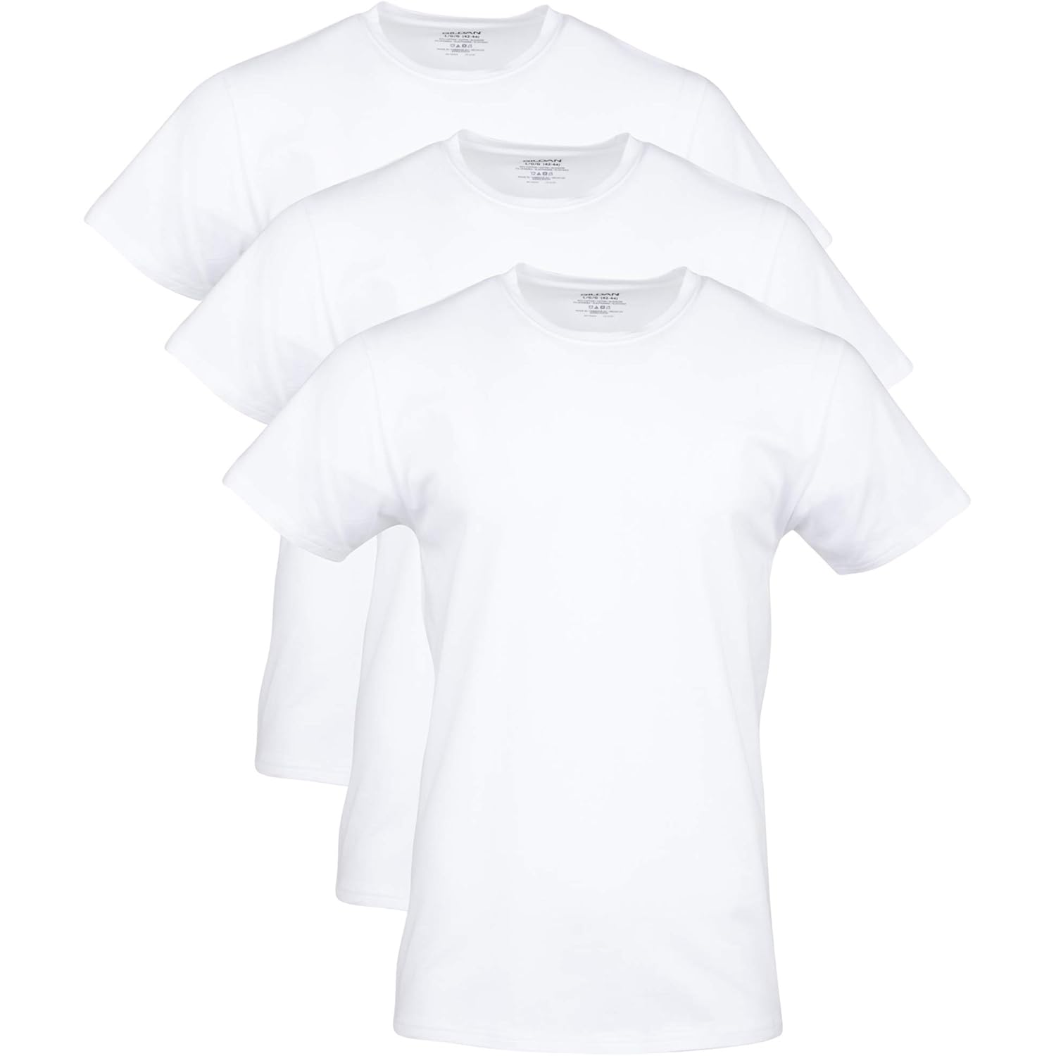 Gildan Herr bomull Stretch t‑shirt, Multipack