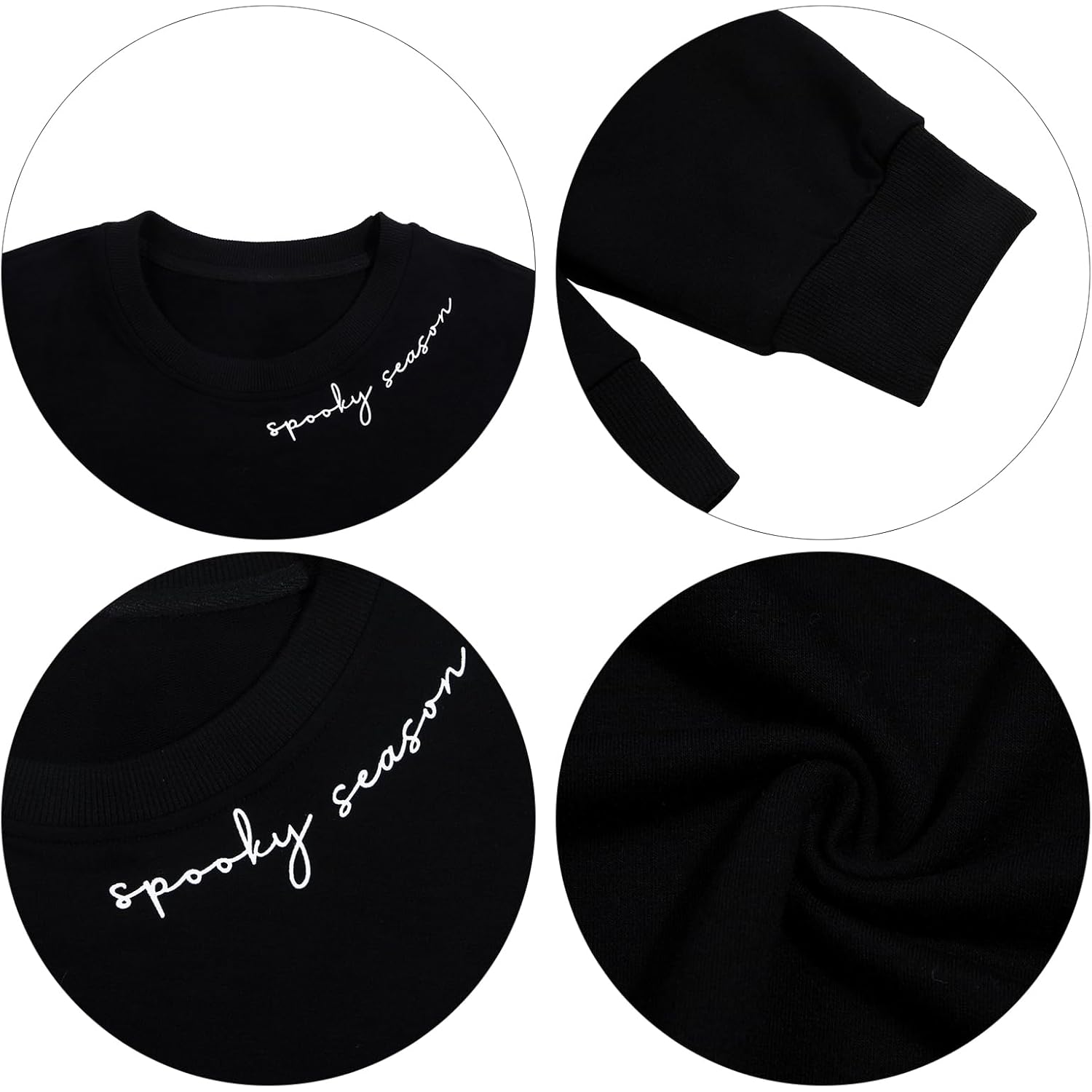 HEBBE Spooky Season sweatshirt Halloween Ghost sweatshirt Dam - Image 6