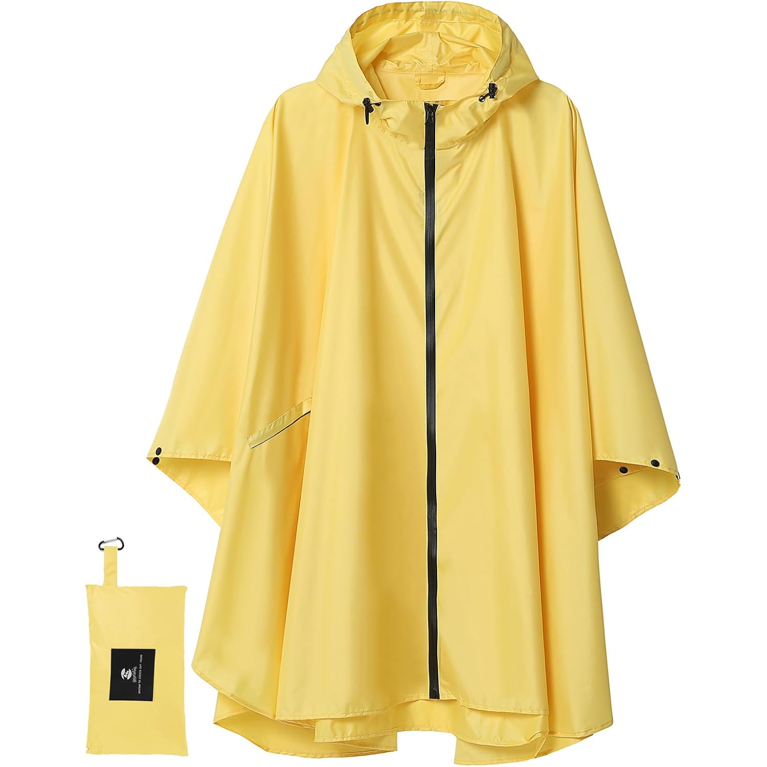SaphiRose Unisex Rain Poncho Raincoat Hooded for Adults