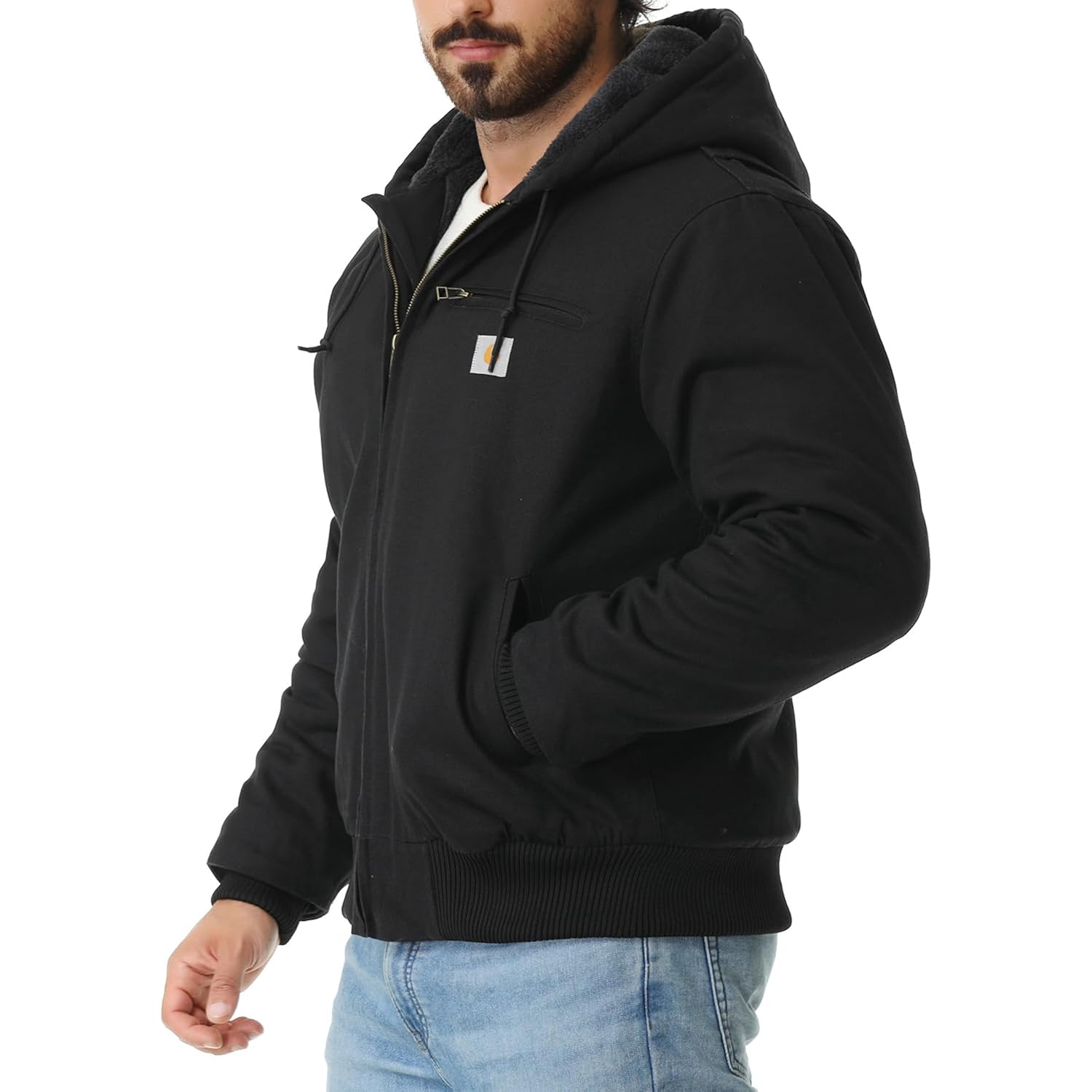 Herr Work rock Washed Duck Fleece Lined Waterproof - Image 6