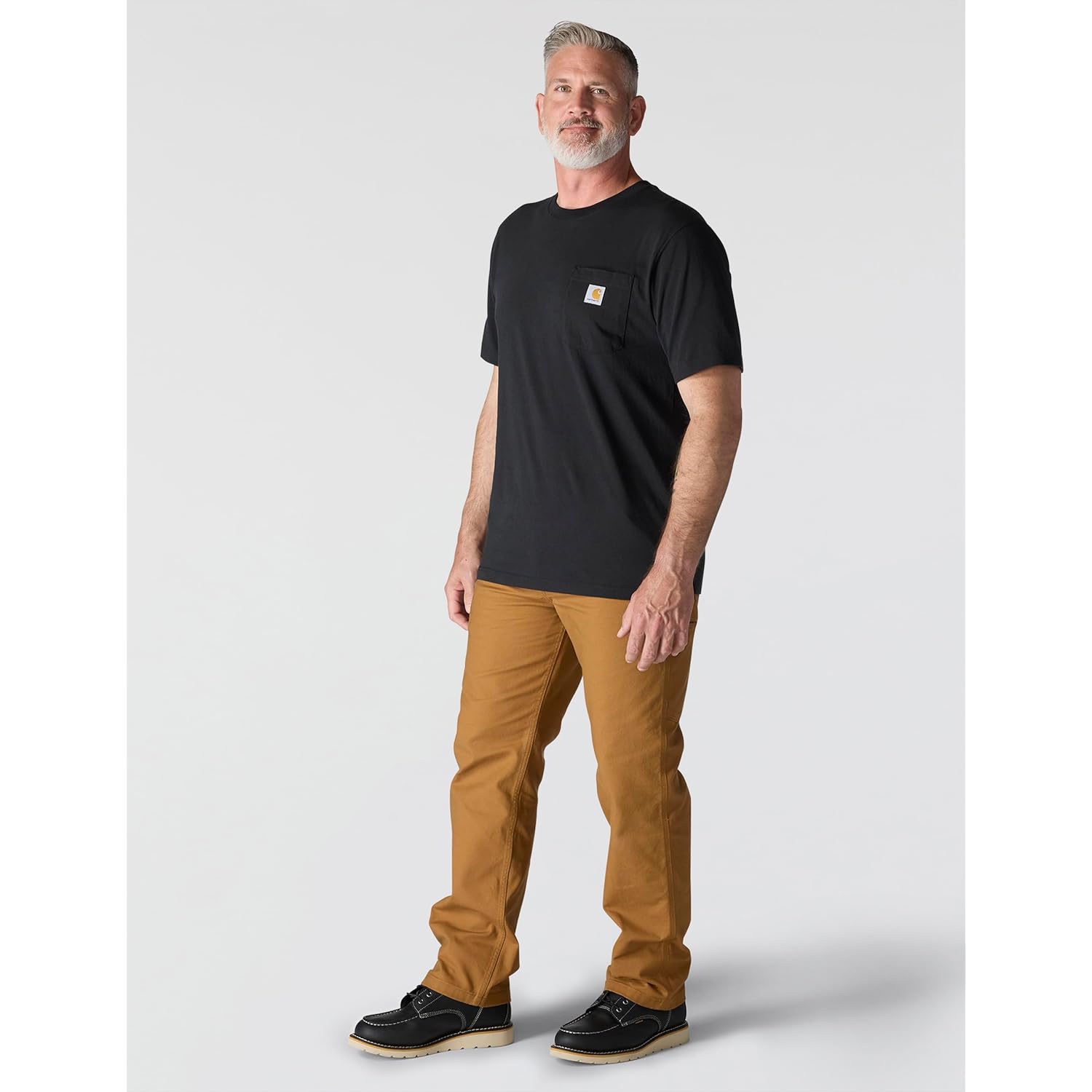 Carhartt Herr Loose passform Heavyweight Short-Sleeve Pocket t‑shirt - Image 8