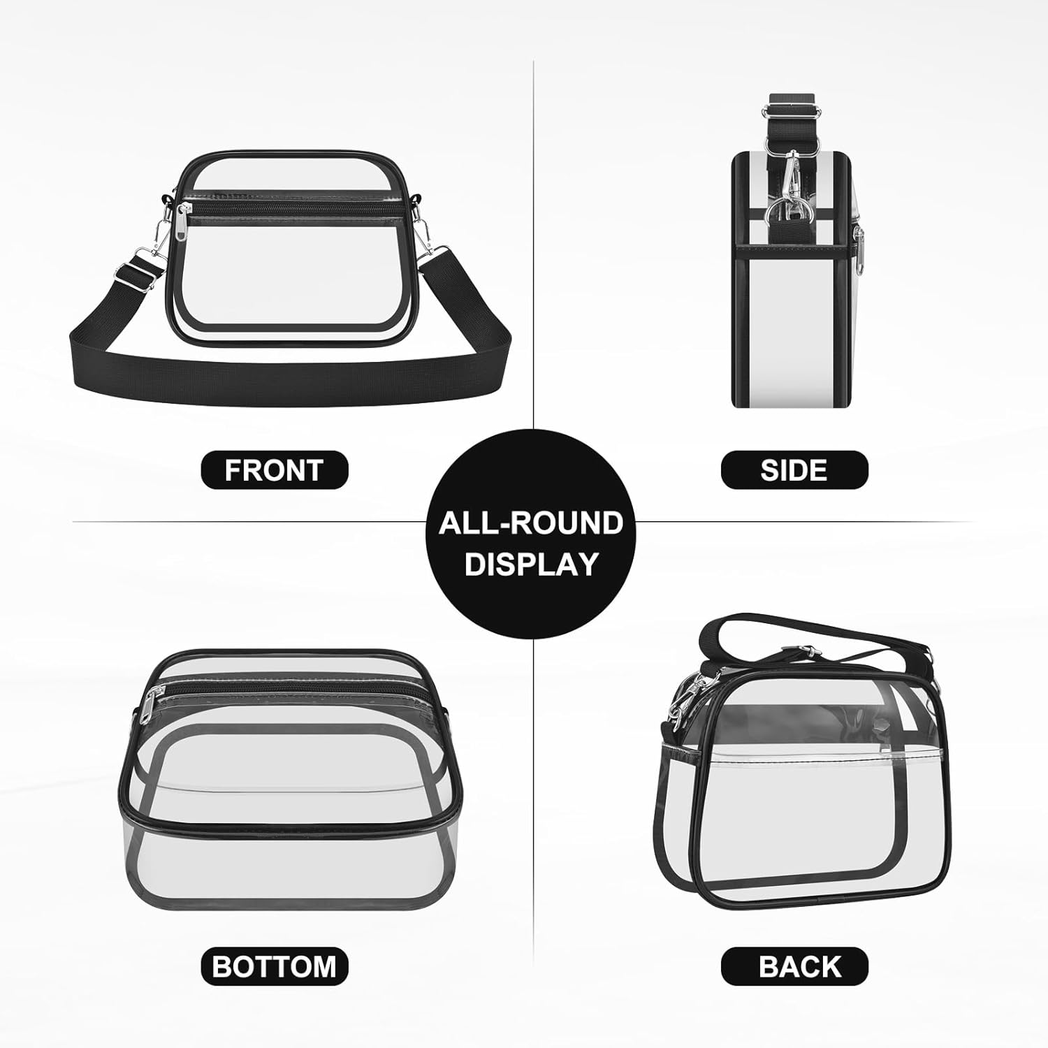 USPECLARE Clear Bag for Stadium Events Clear handväska - Image 5