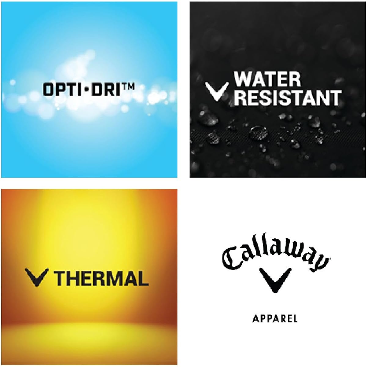 Callaway Men’s Long Sleeve Full-Zip Wind jacka, Wind - Image 6