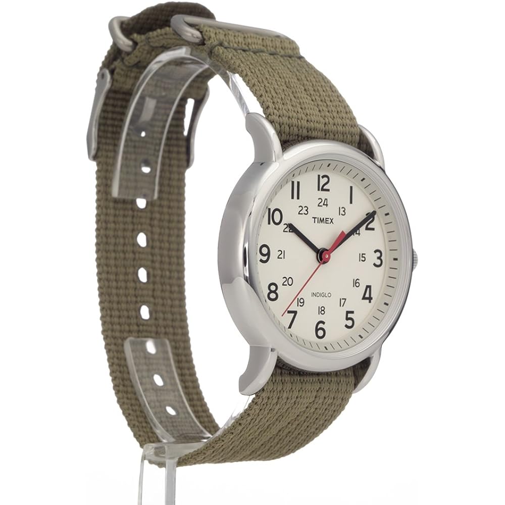 Timex Weekender 38mm Unisex analog klocka | INDIGLO - Image 5