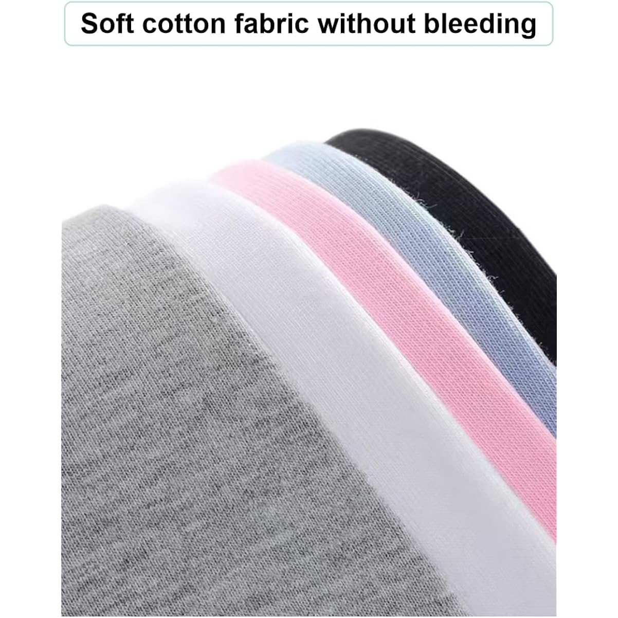 Bomull Basic T skjorta for Dam,rund hals kortärmad - Image 6