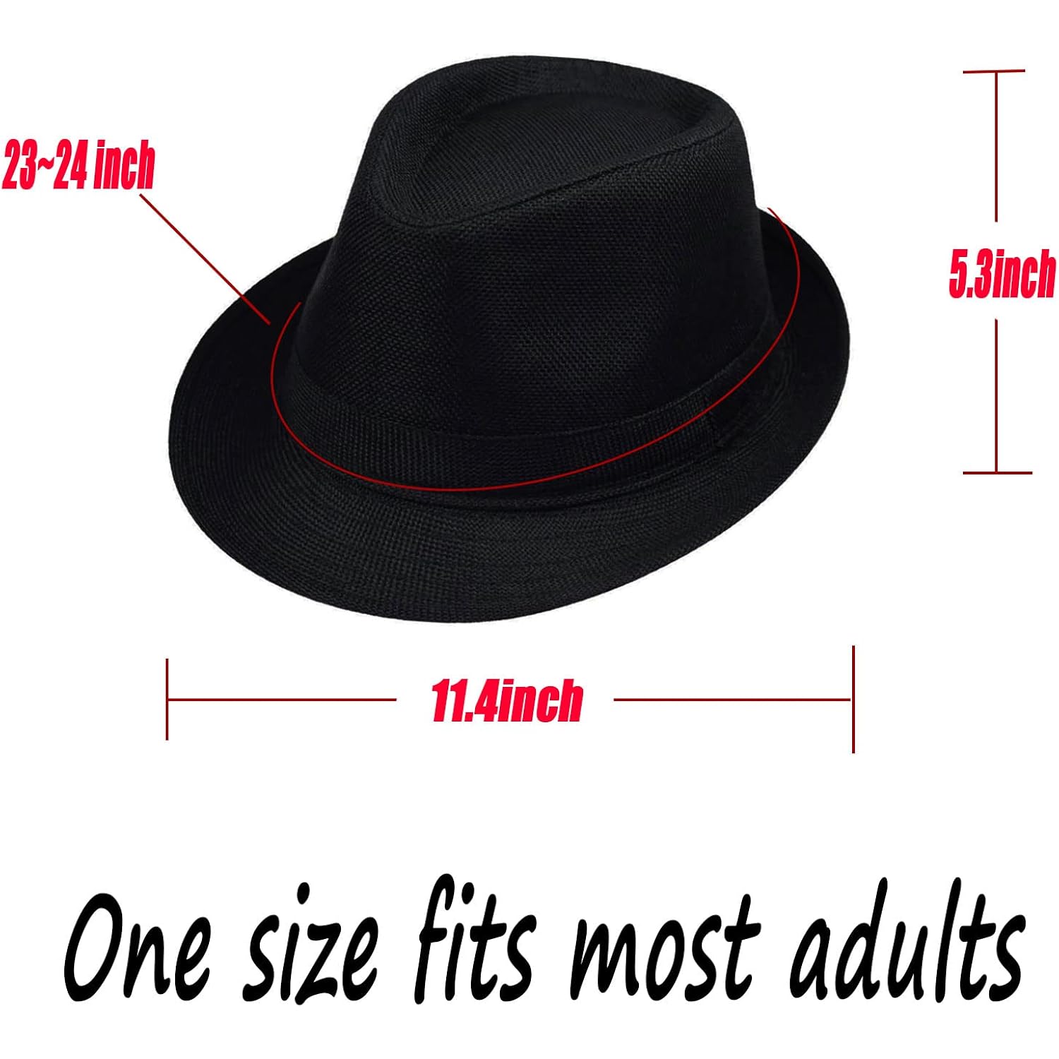 1920s Men fedora hatt keps for Men,Manhattan hatt - Image 2