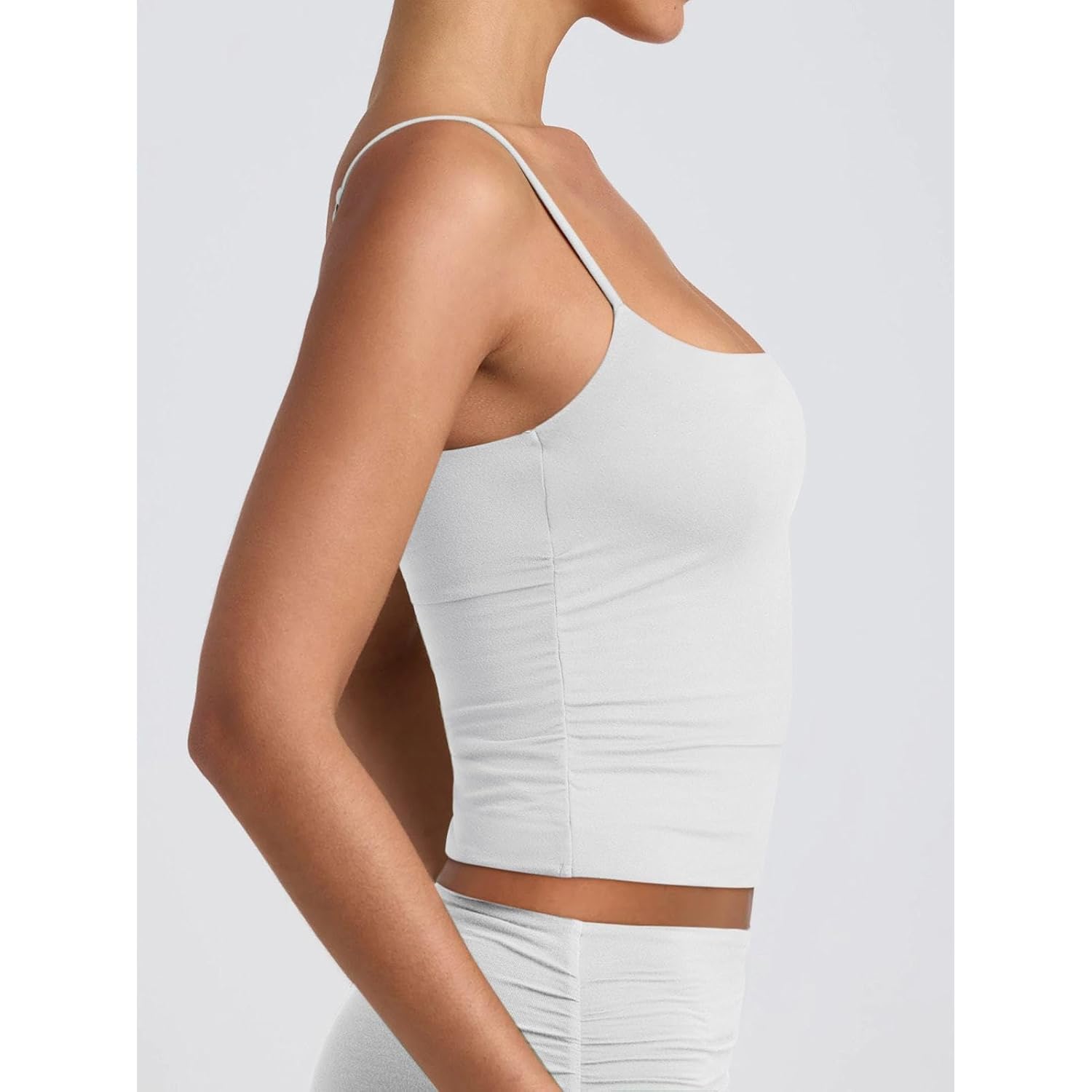 PINKMSTYLE Dam Basic Double Lined Scoop Neck linne - Image 4