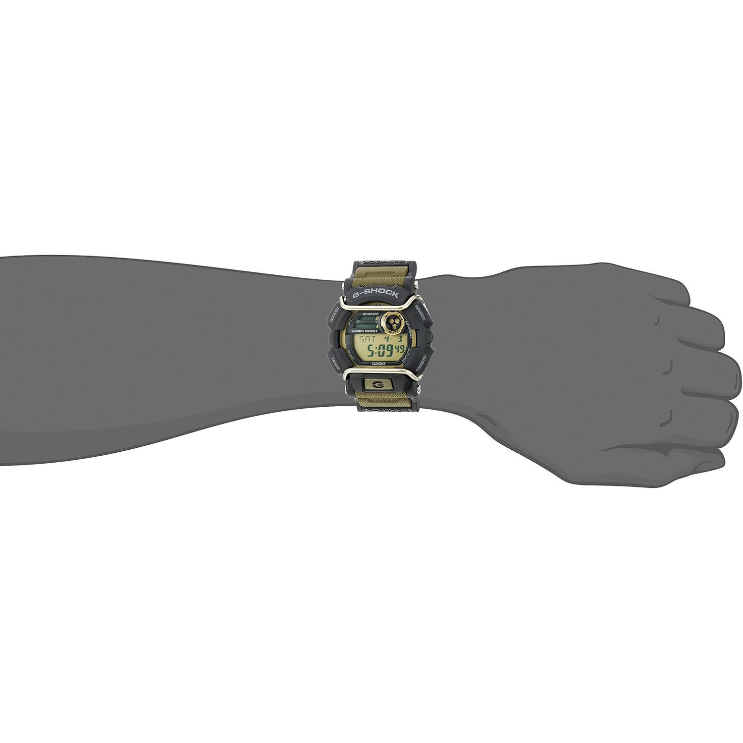 G-Shock Men's Grey Sport klocka - Image 3