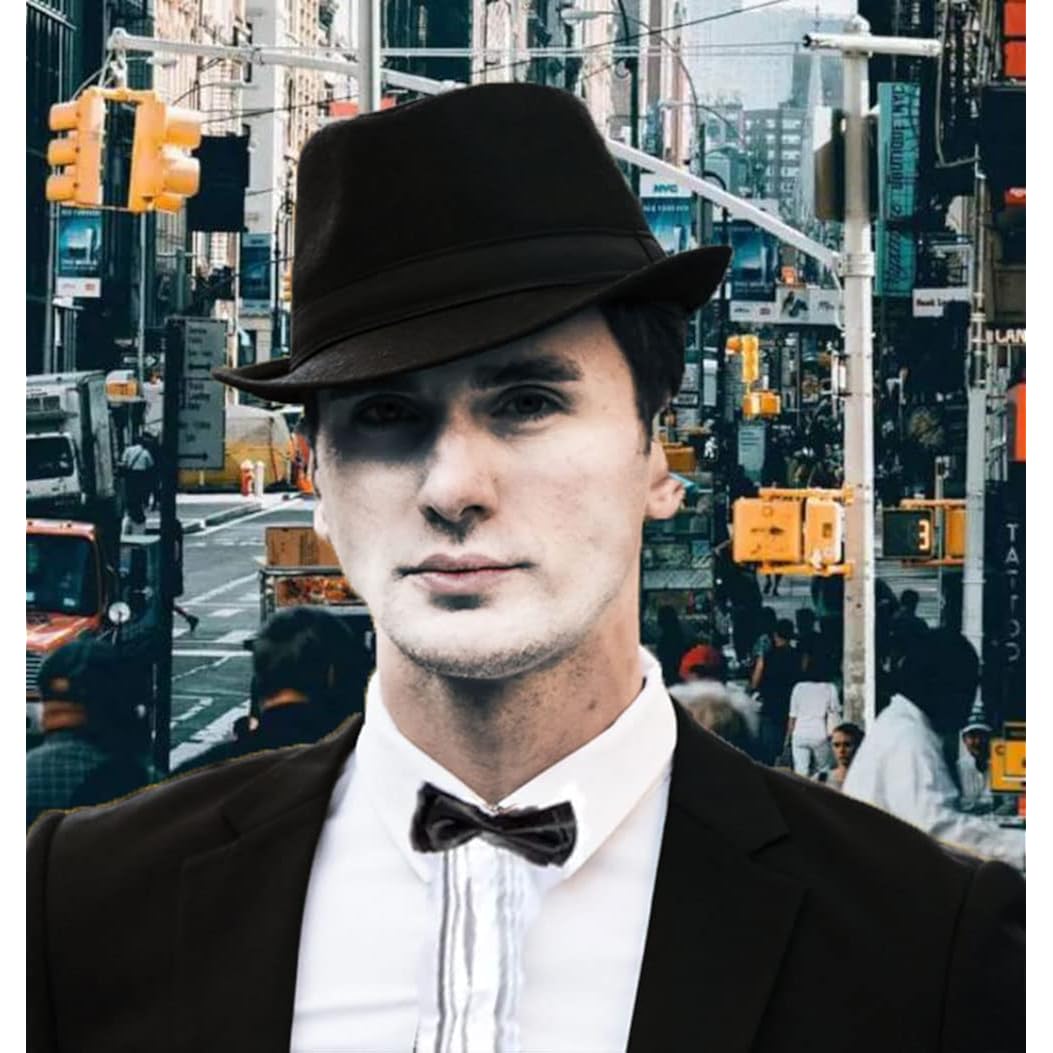 1920s Men fedora hatt keps for Men,Manhattan hatt - Image 4