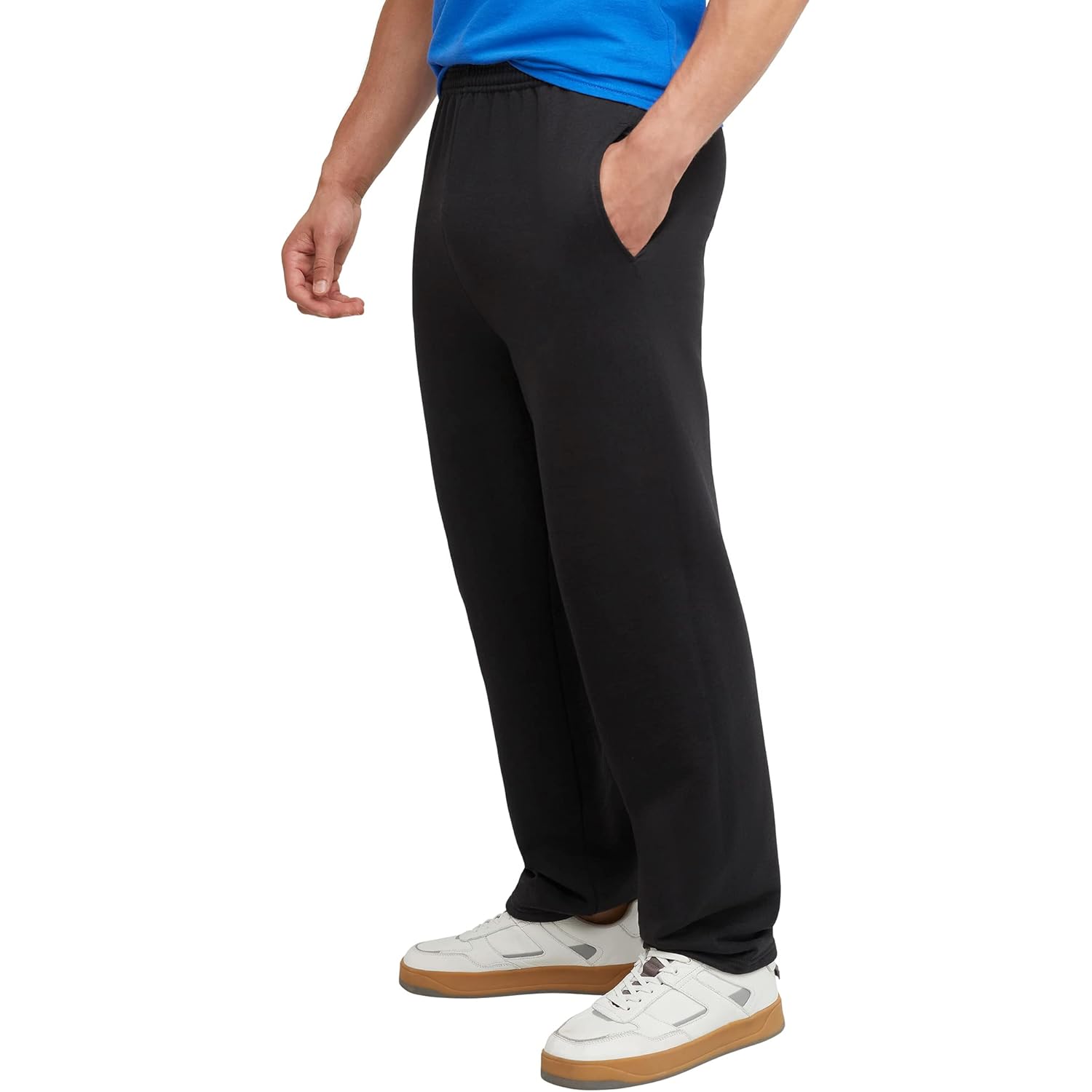Hanes Herr joggers, EcoSmart fleece Sweats for Men, - Image 3