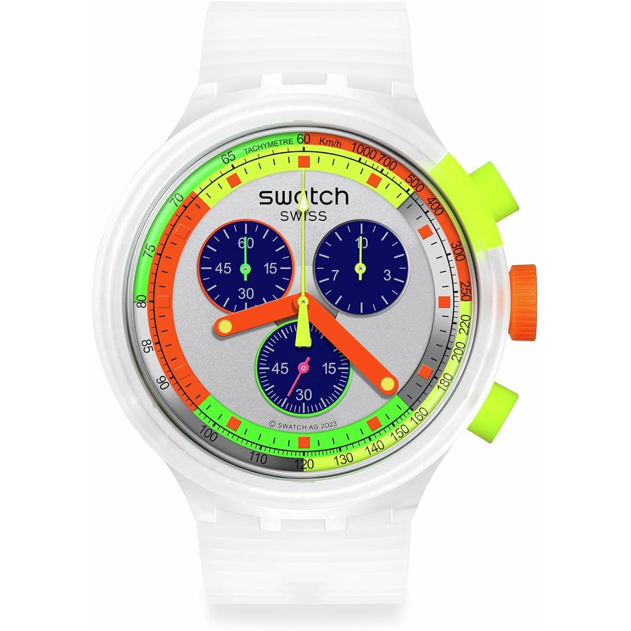 Swatch Big Bold Chrono Unisex klocka Casual Plastic