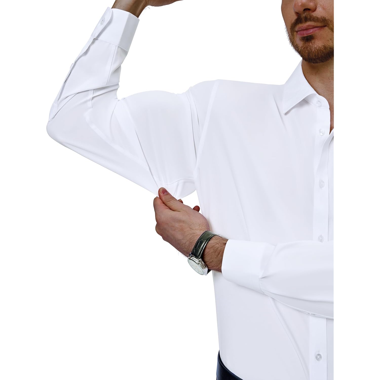 Alimens & Gentle Herr Dress skjorta 4-Way Stretch - Image 3