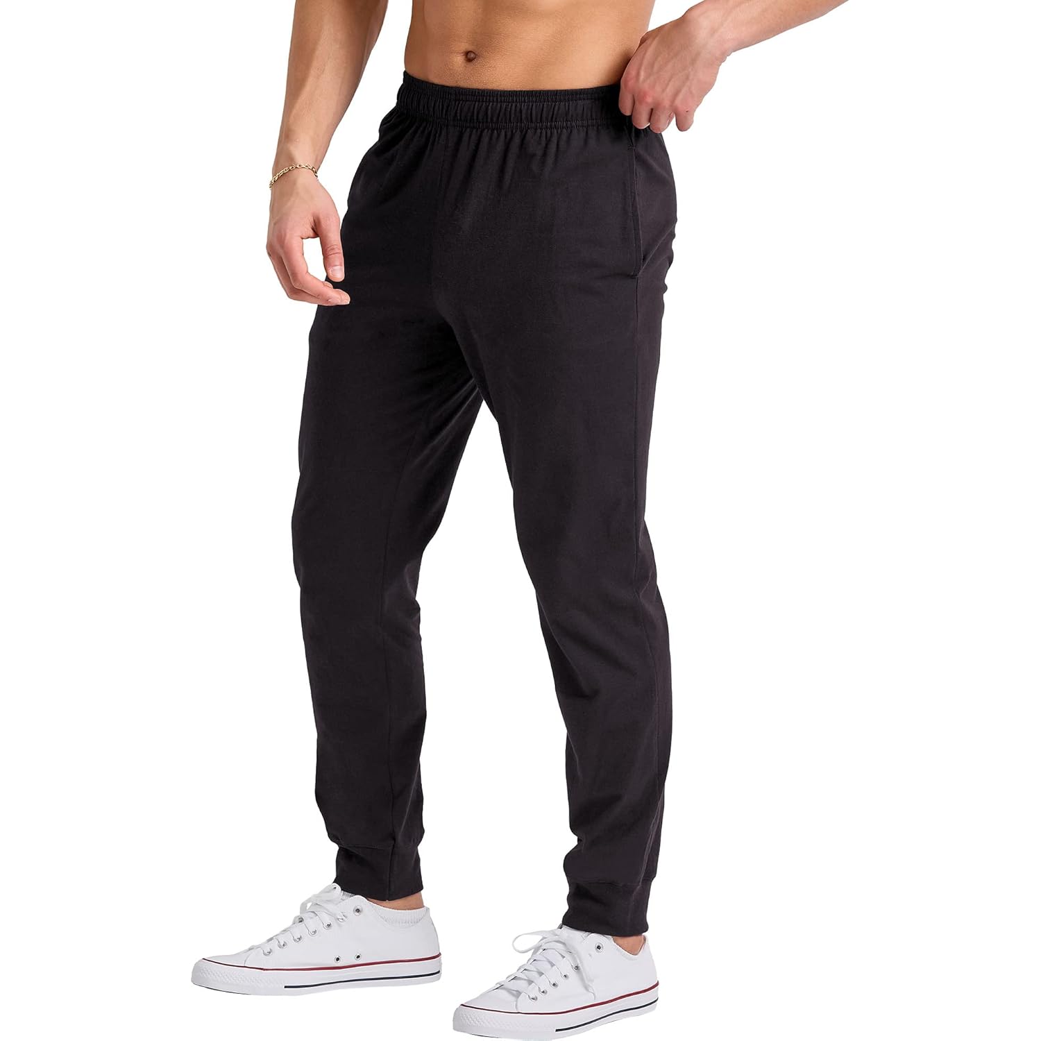 Hanes Originals bomull joggers, Jersey joggers for Men - Image 3