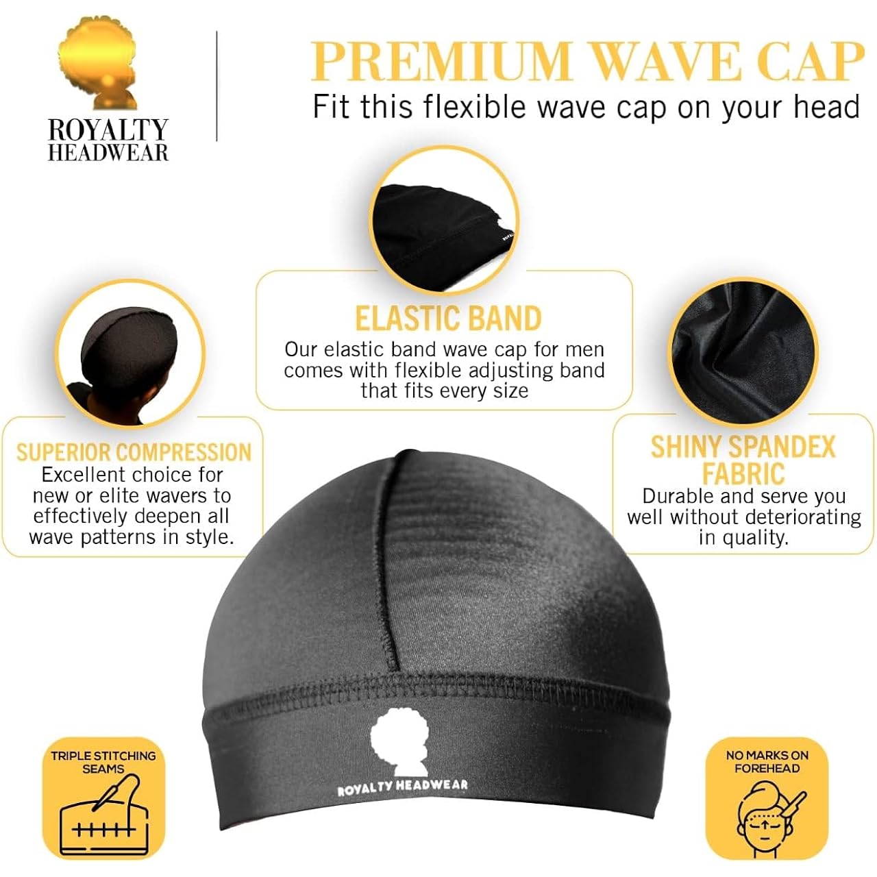 Royalty Headwear Premium Wave keps, The Best Wave - Image 2