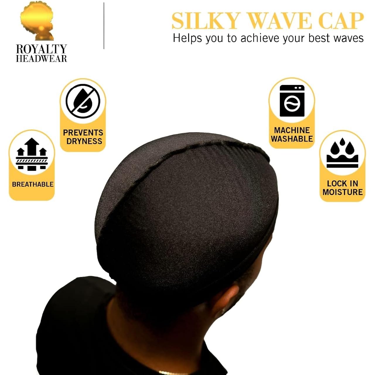 Royalty Headwear Premium Wave keps, The Best Wave - Image 3