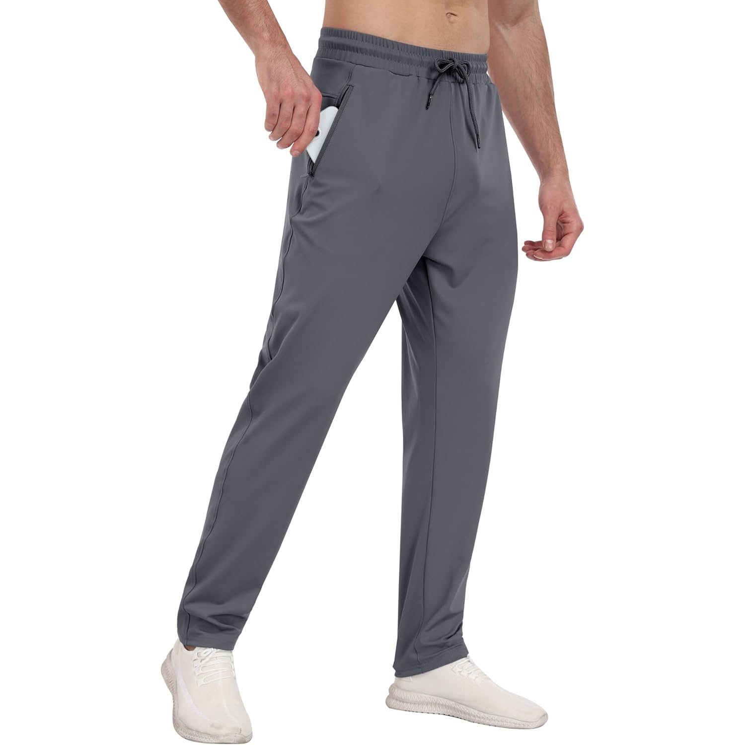 3 Pack Herr Athletic joggers with Zipper Pockets,Workout - Image 2