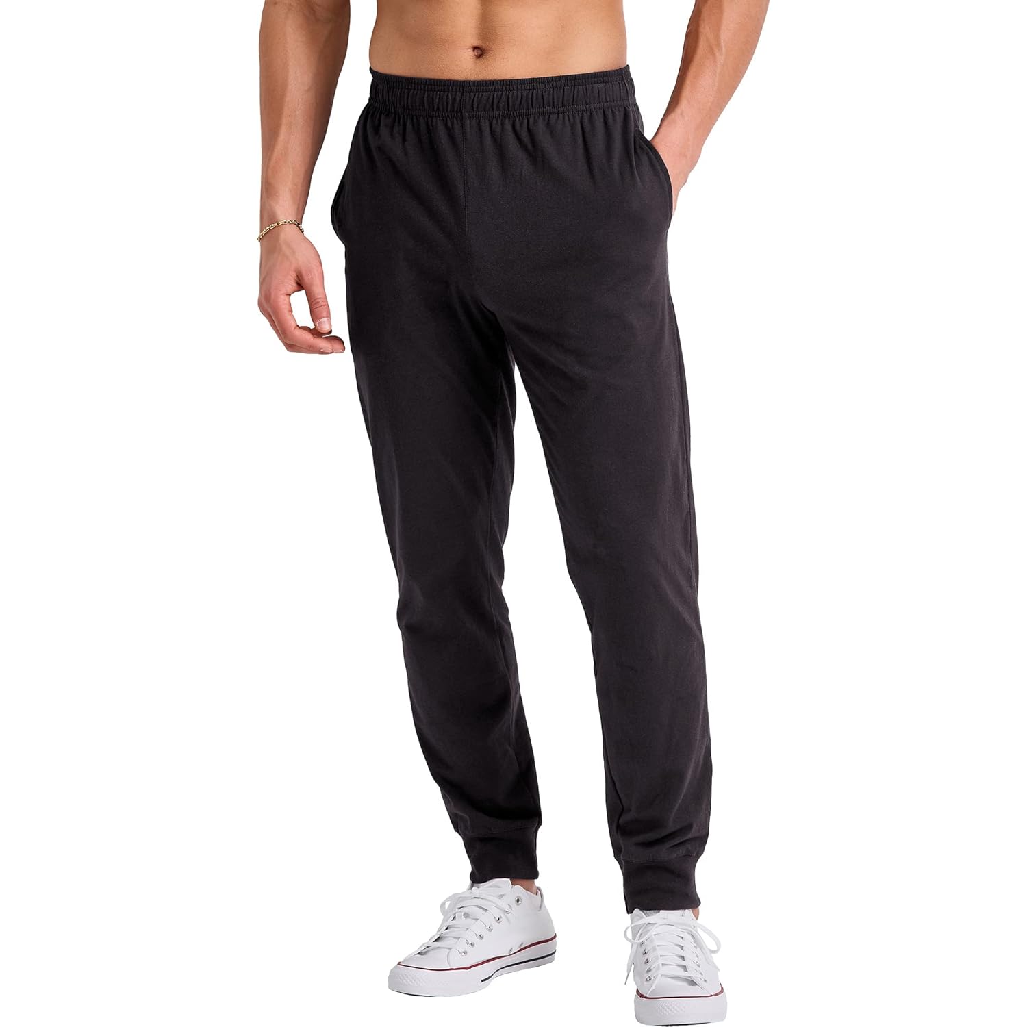 Hanes Originals bomull joggers, Jersey joggers for Men