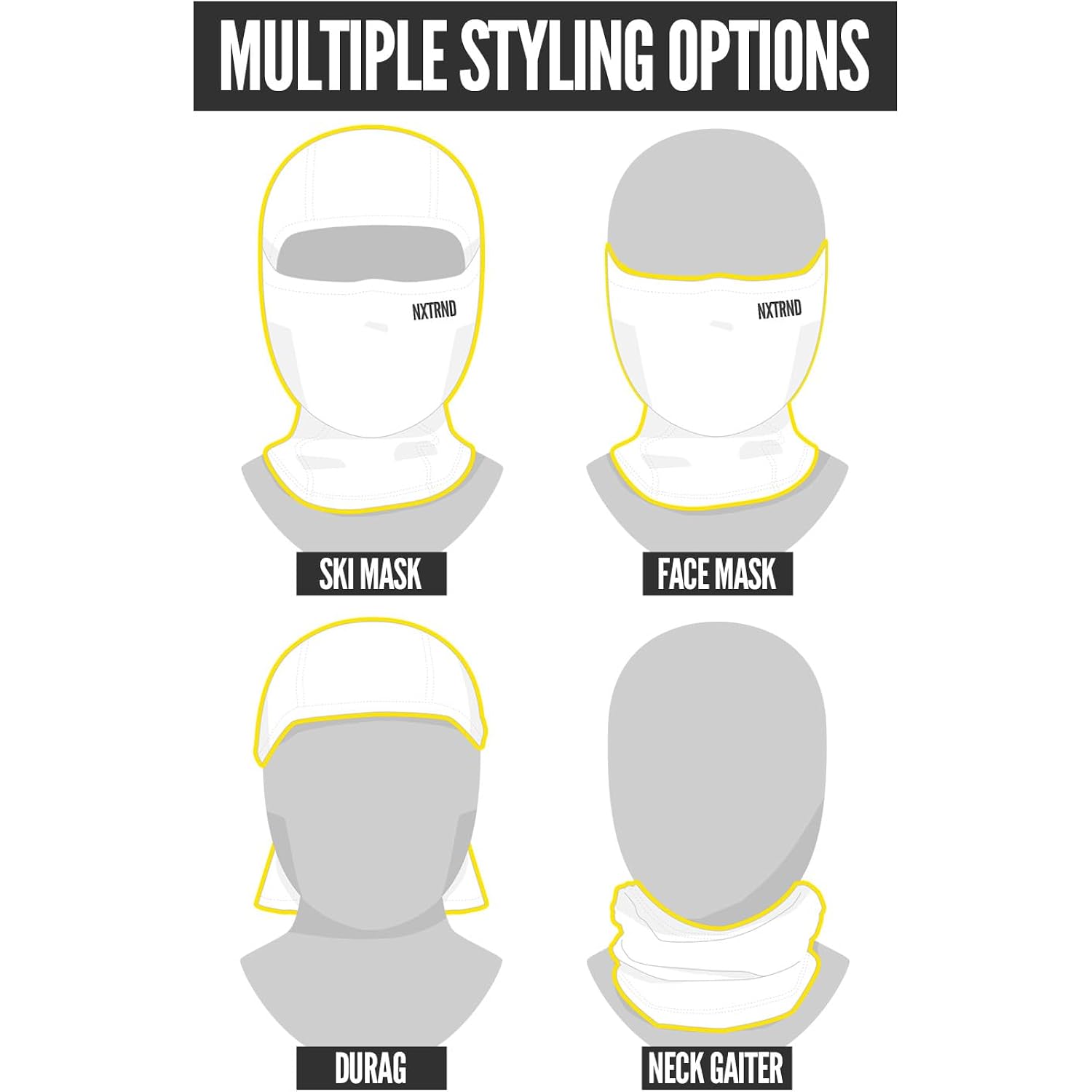 Nxtrnd Football Ski Mask, Shiesty Mask, Cooling Sports - Image 3