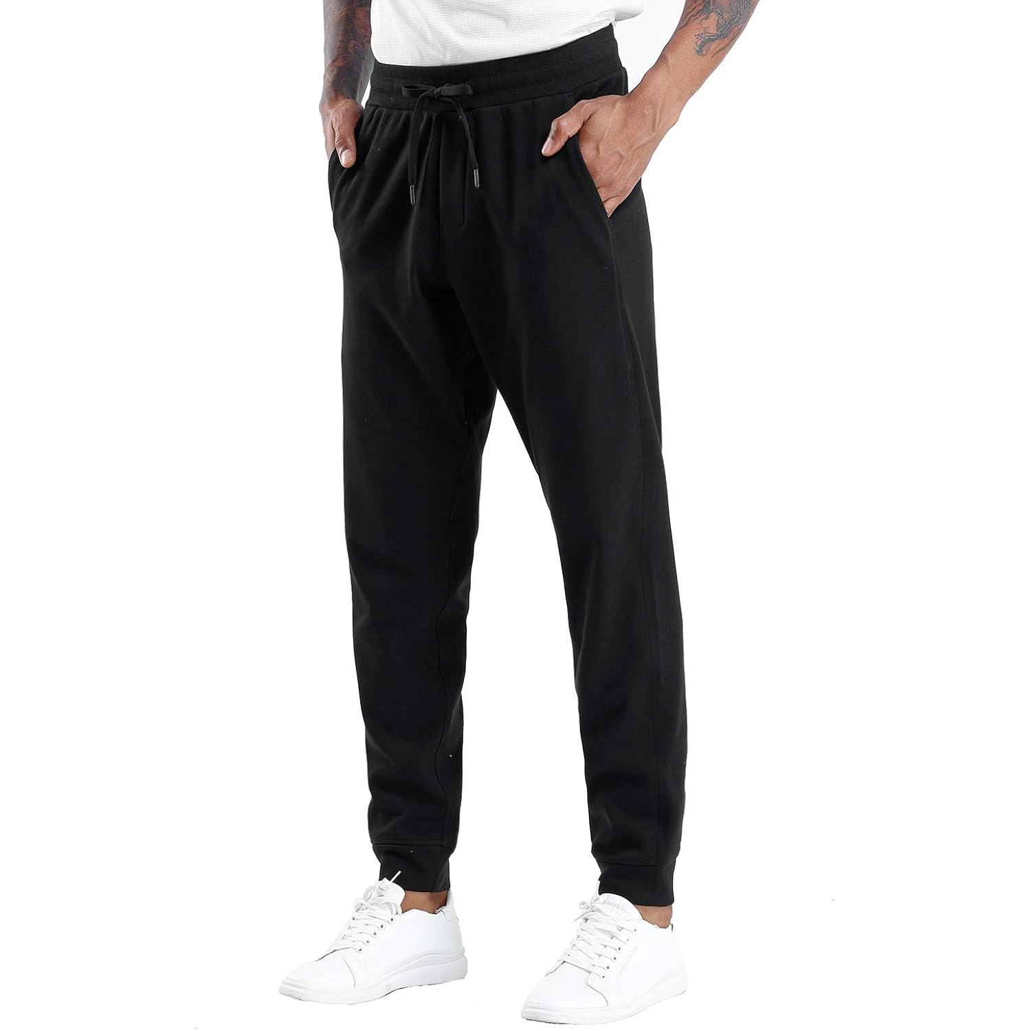 THE GYM PEOPLE Herr' fleece joggers Pants with - Image 2