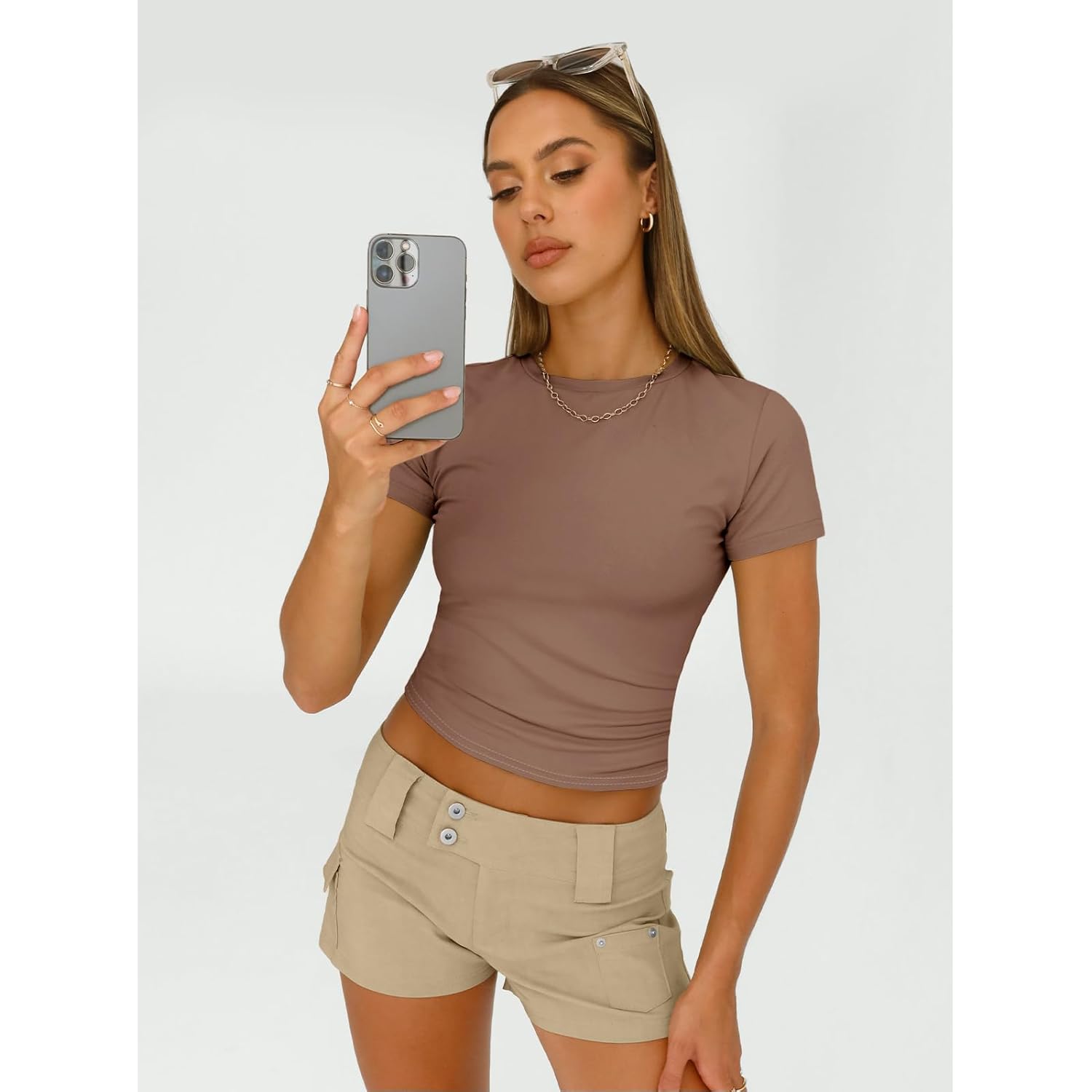 AUTOMET Dam 3 Piece kortärmad skjorta Basic Going - Image 3