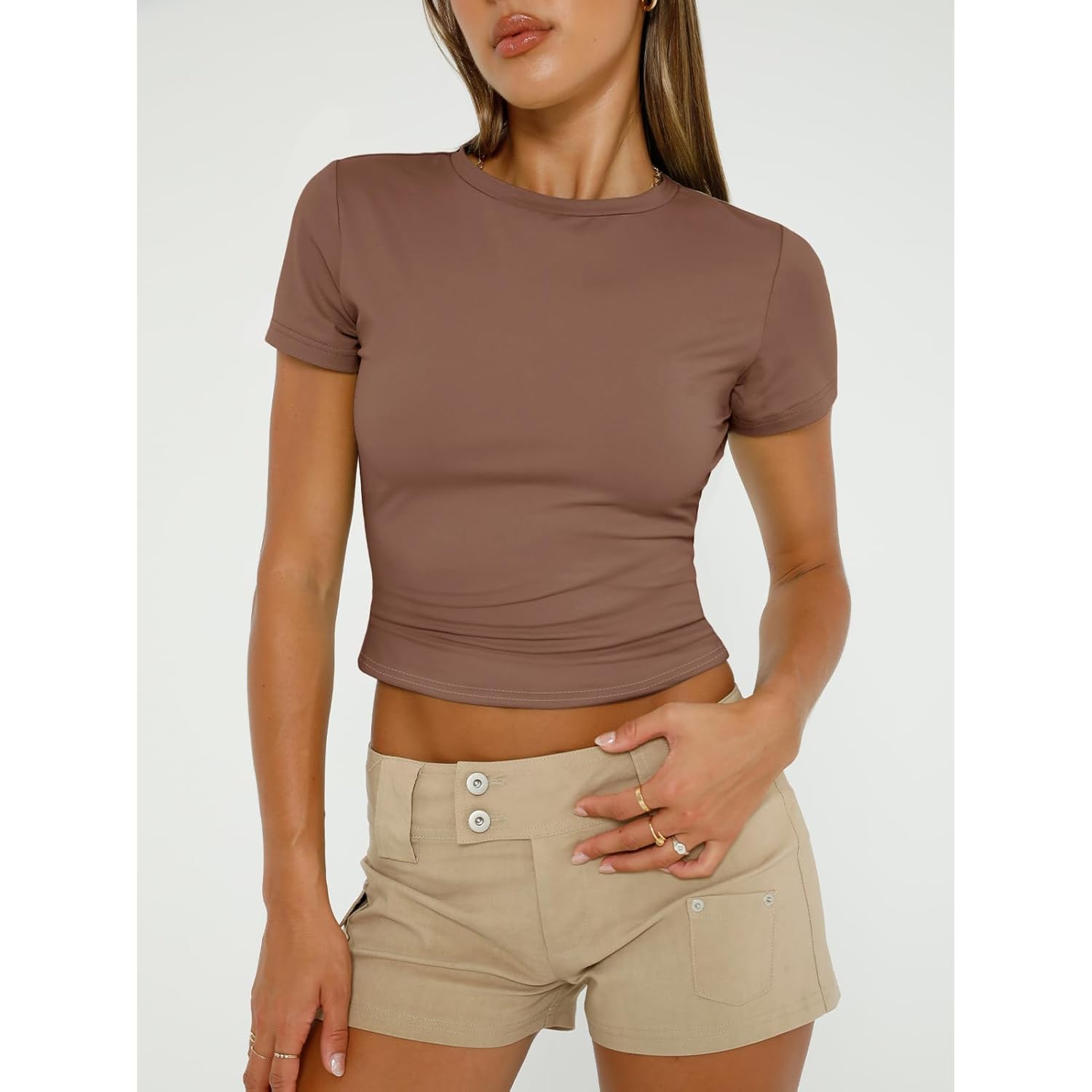 AUTOMET Dam 3 Piece kortärmad skjorta Basic Going - Image 2