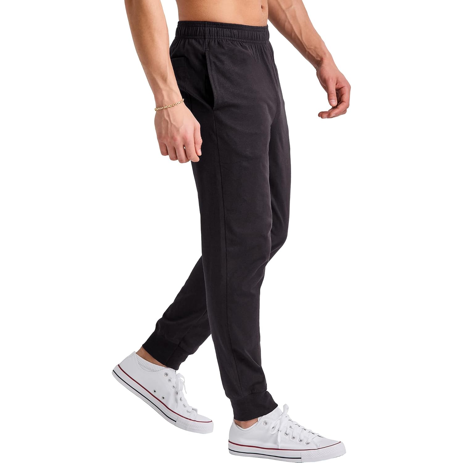 Hanes Originals bomull joggers, Jersey joggers for Men - Image 4