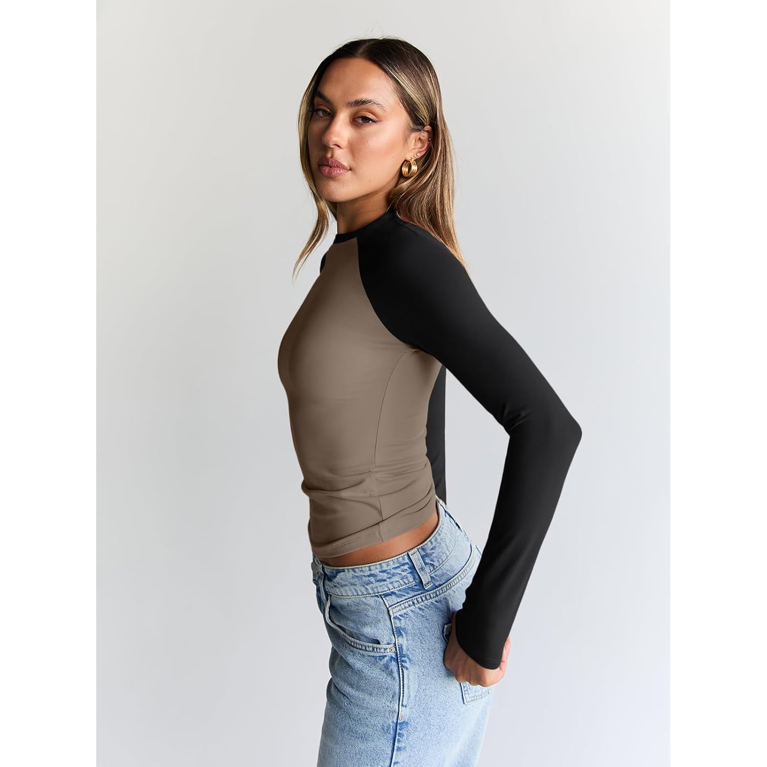 Trendy Queen Dam långärmad skjorta slim fit Stretchy - Image 3