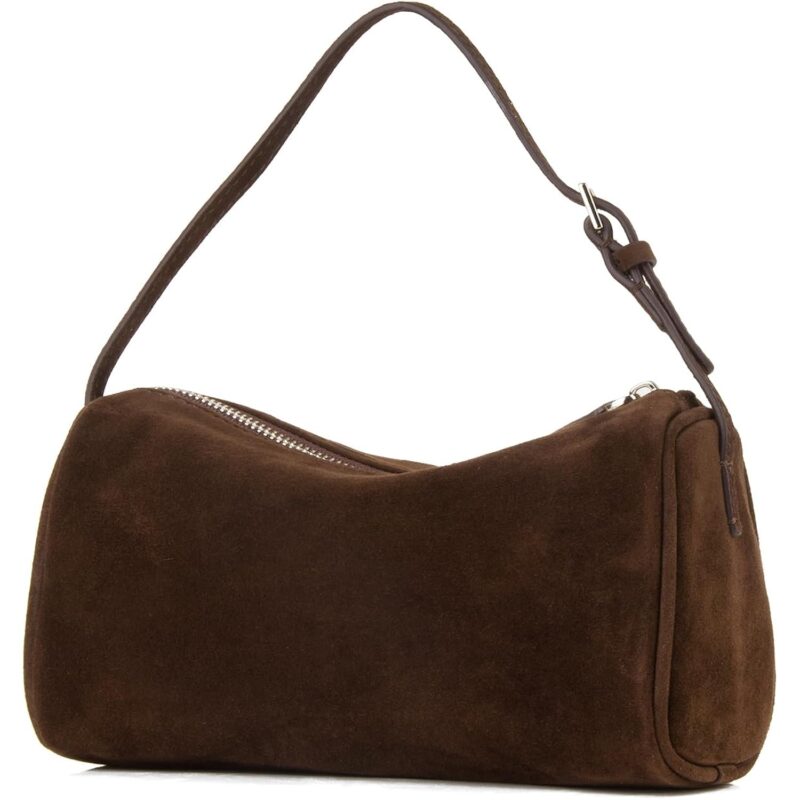 Premium Suede läder crossbody Purses for Women, Small