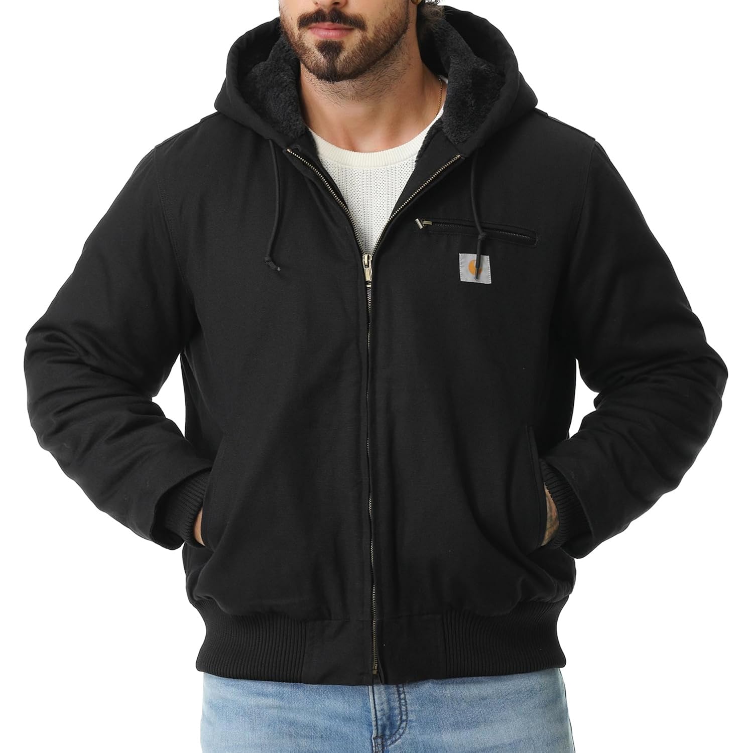 Herr Work rock Washed Duck Fleece Lined Waterproof