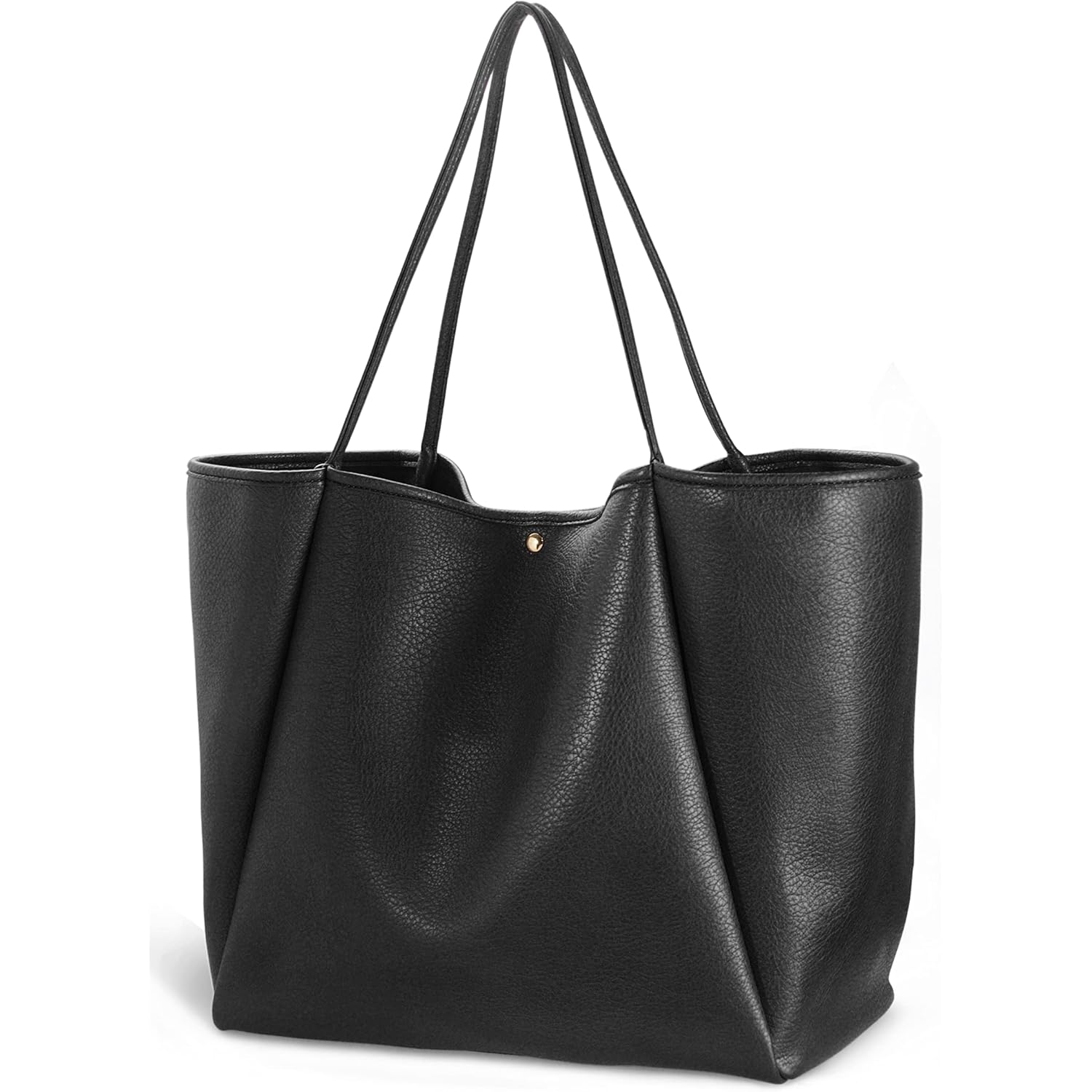 Oversize Pu läder shopper Women Weekender Bag Shopper