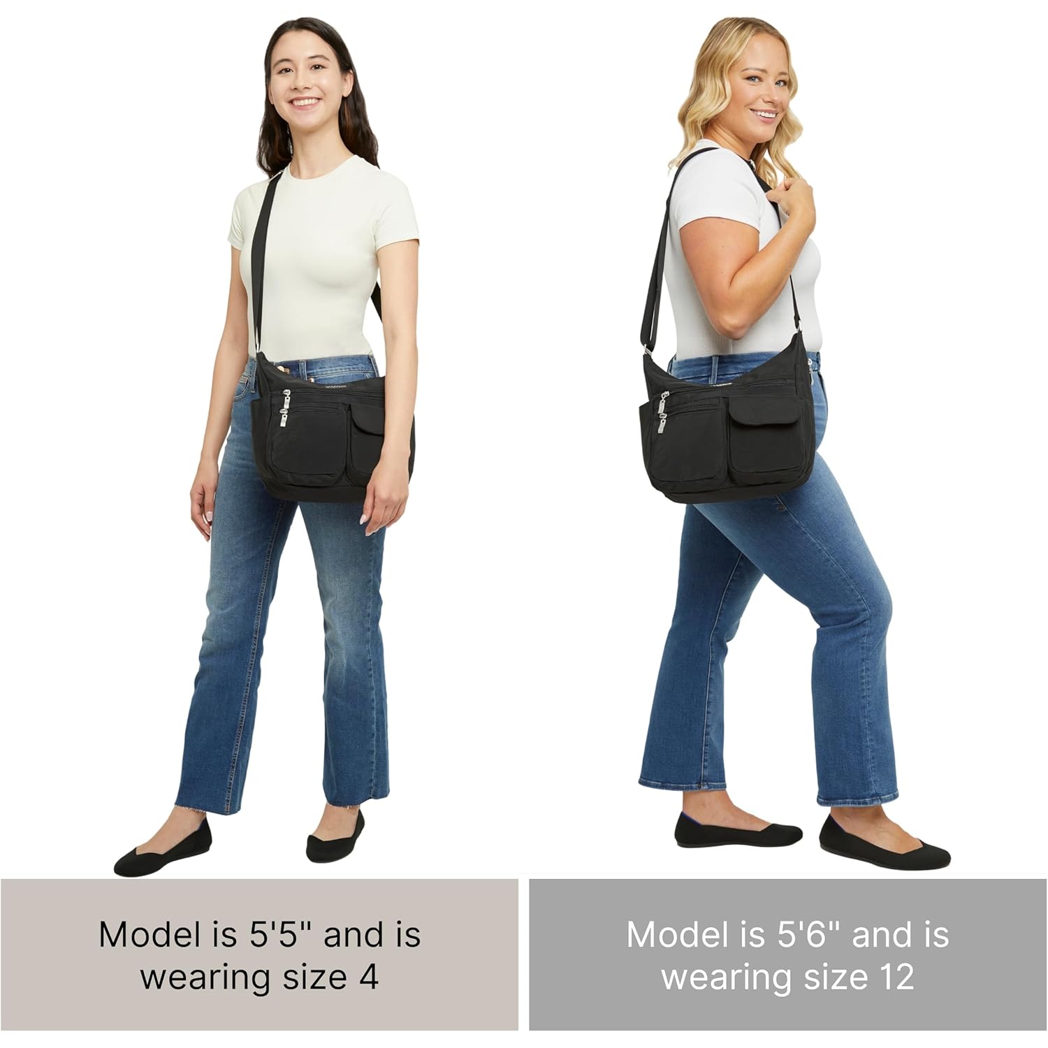 Baggallini Everywhere Bagg crossbody Women 11x9 Lightweight Nylon - Image 6