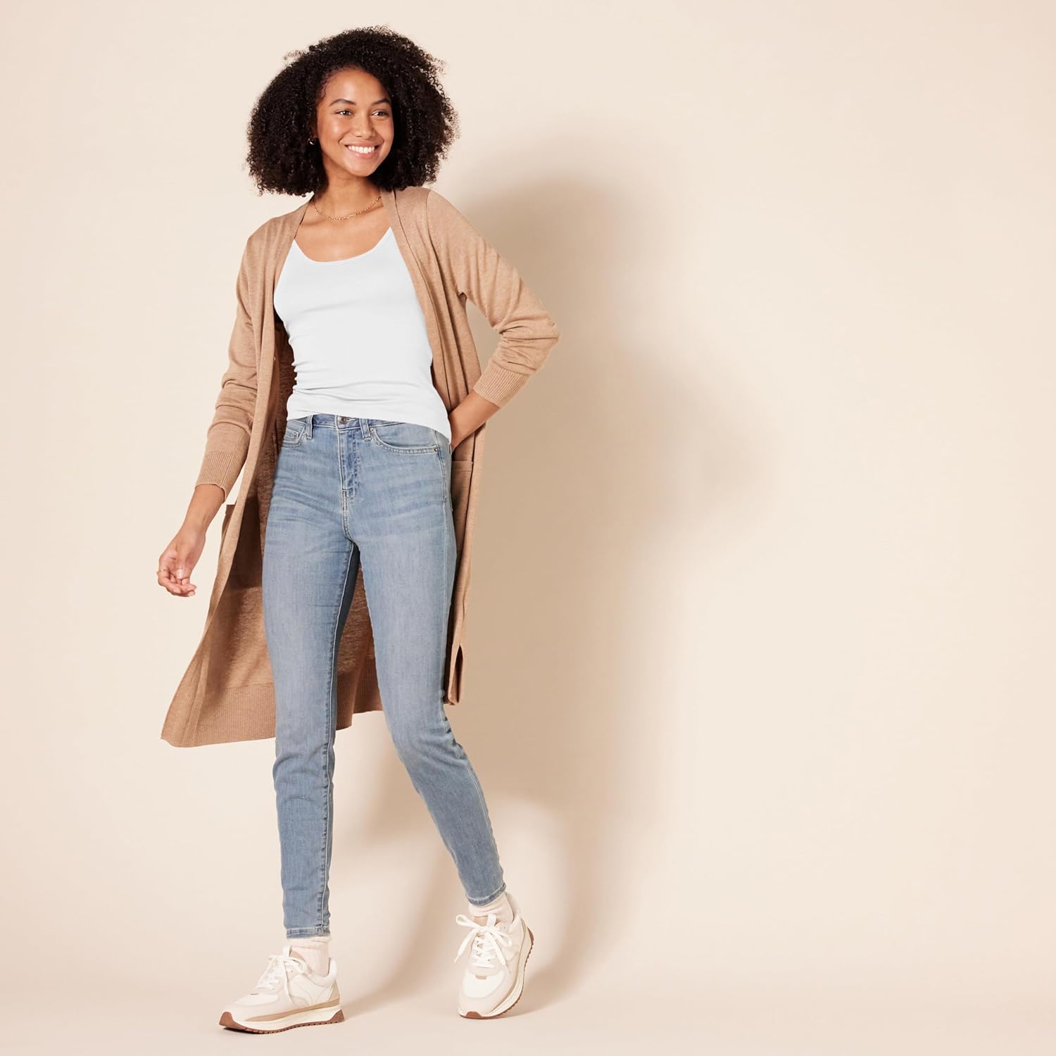 Amazon Essentials Dam Slim-Fit linne topp, Pack of - Image 6