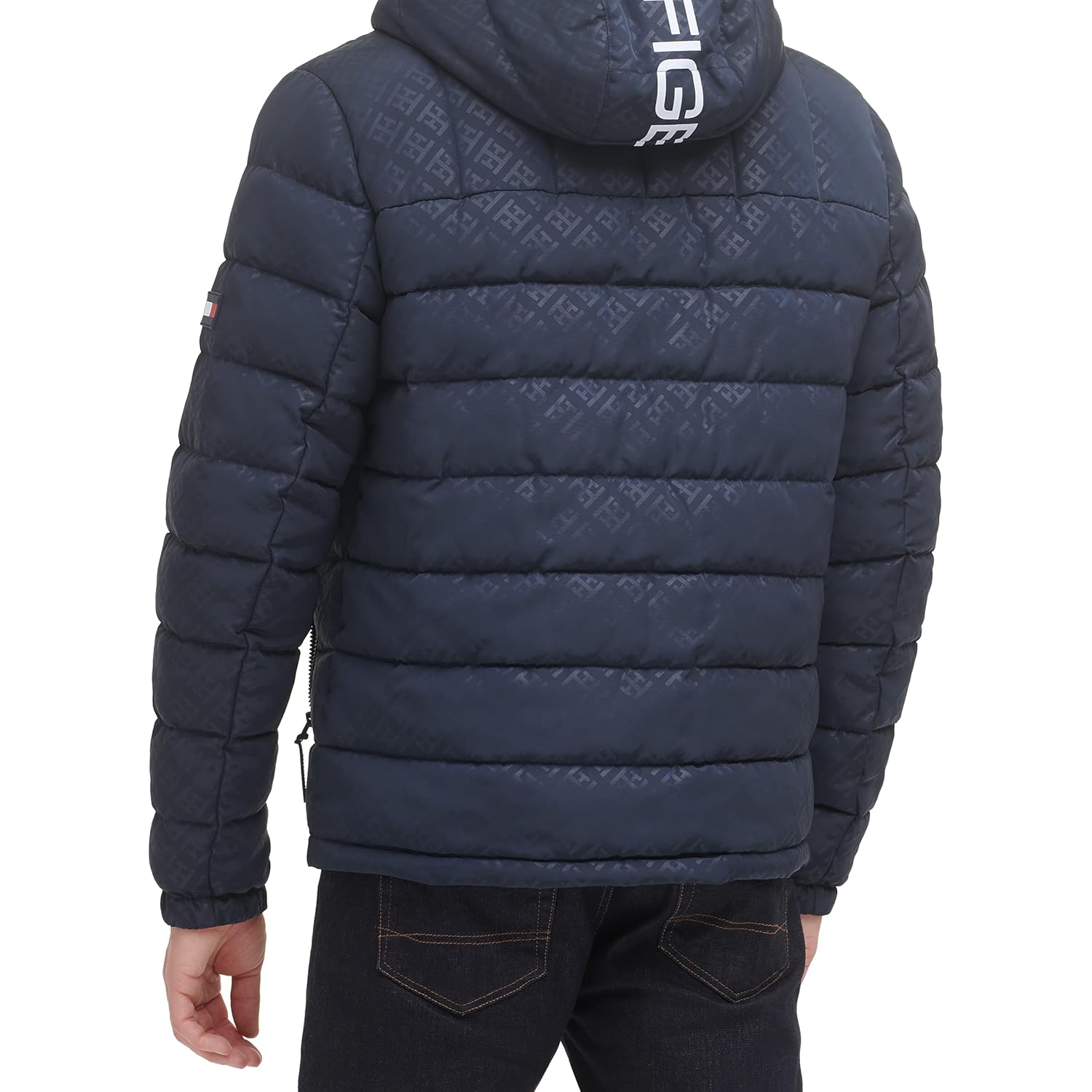 Tommy Hilfiger Herr Midweight Sherpa Lined Hooded vattenavvisande - Image 2