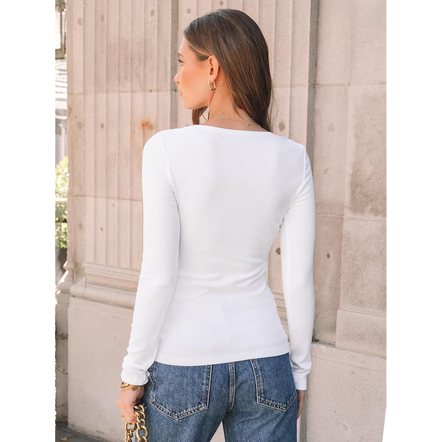 AUTOMET långärmad skjorta Basic topp - Image 4