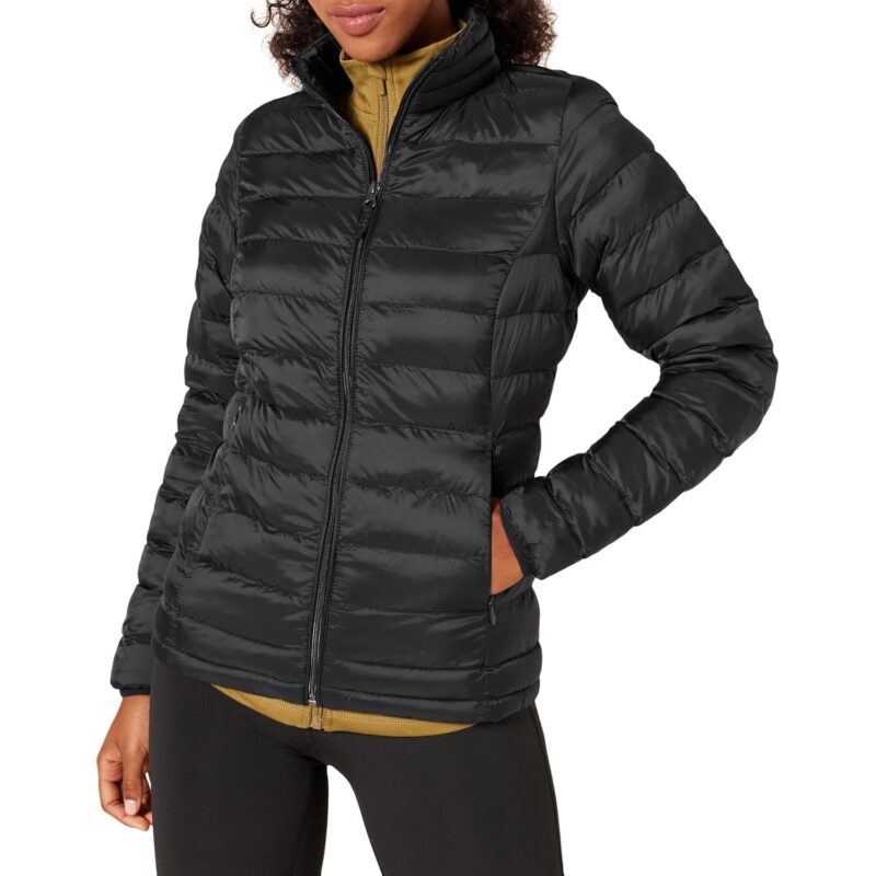 Amazon Essentials Dam Lightweight Long-Sleeve vattenavvisande Packable puffer